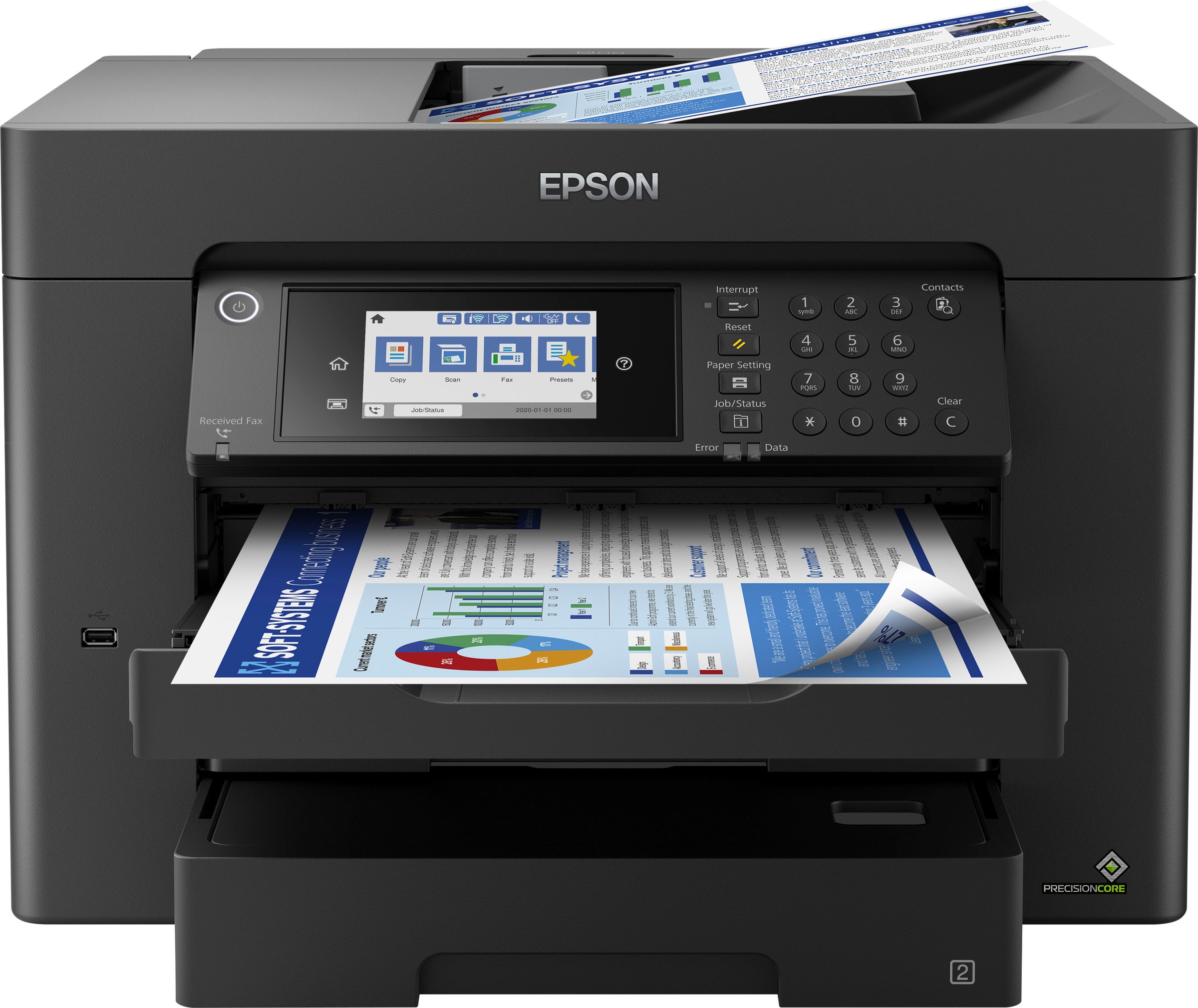 Epson Multifunktionsdrucker »WorkForce WF-7840DTWF«