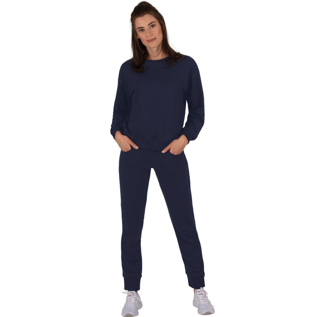 Trigema Sweatshirt »TRIGEMA Bequemes Basic Homewear Set«