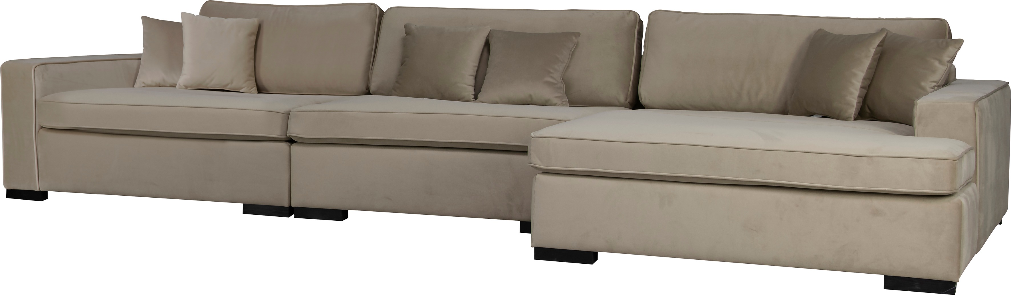 Thumbnail - Home affaire Sofa-Eckelement "Skara XXL L-Form" Lounge-Sofa XXL mit Federkern-Polsterung, in vielen Bezugsvarianten