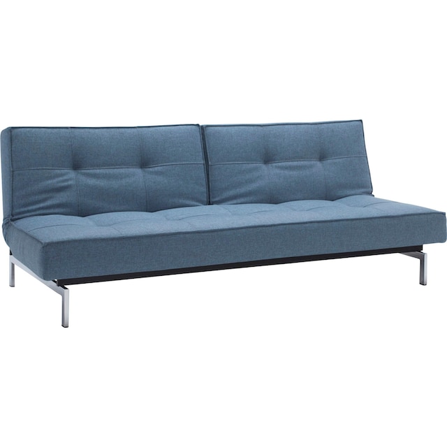 INNOVATION LIVING ™ Schlafsofa »Splitback«, mit chromglänzenden Beinen, in skandinavischen  Design kaufen | BAUR