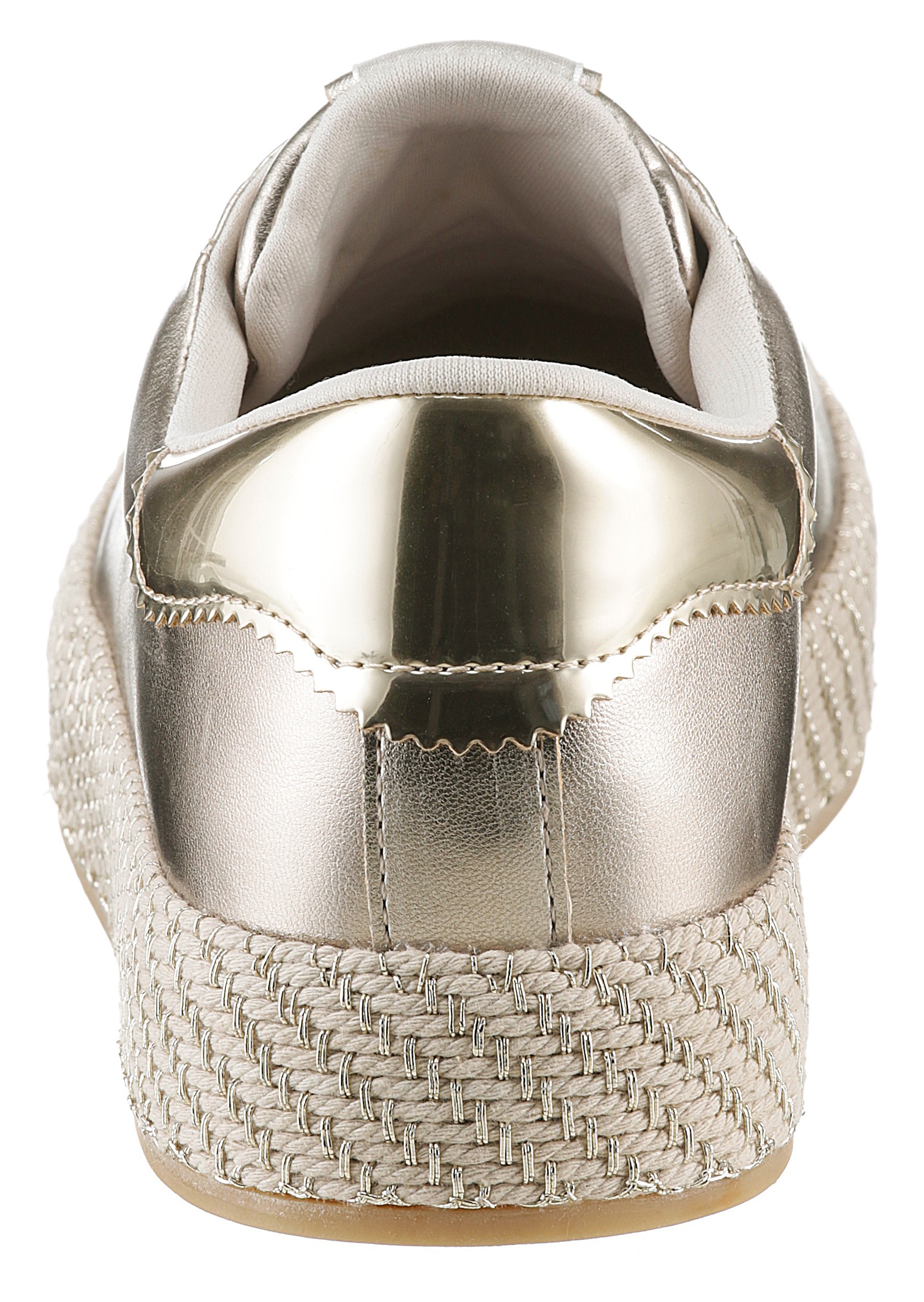 Tamaris Plateausneaker, Freizeitschuh, Halbschuh, Schnürschuh mit Textilkordel am Plateau