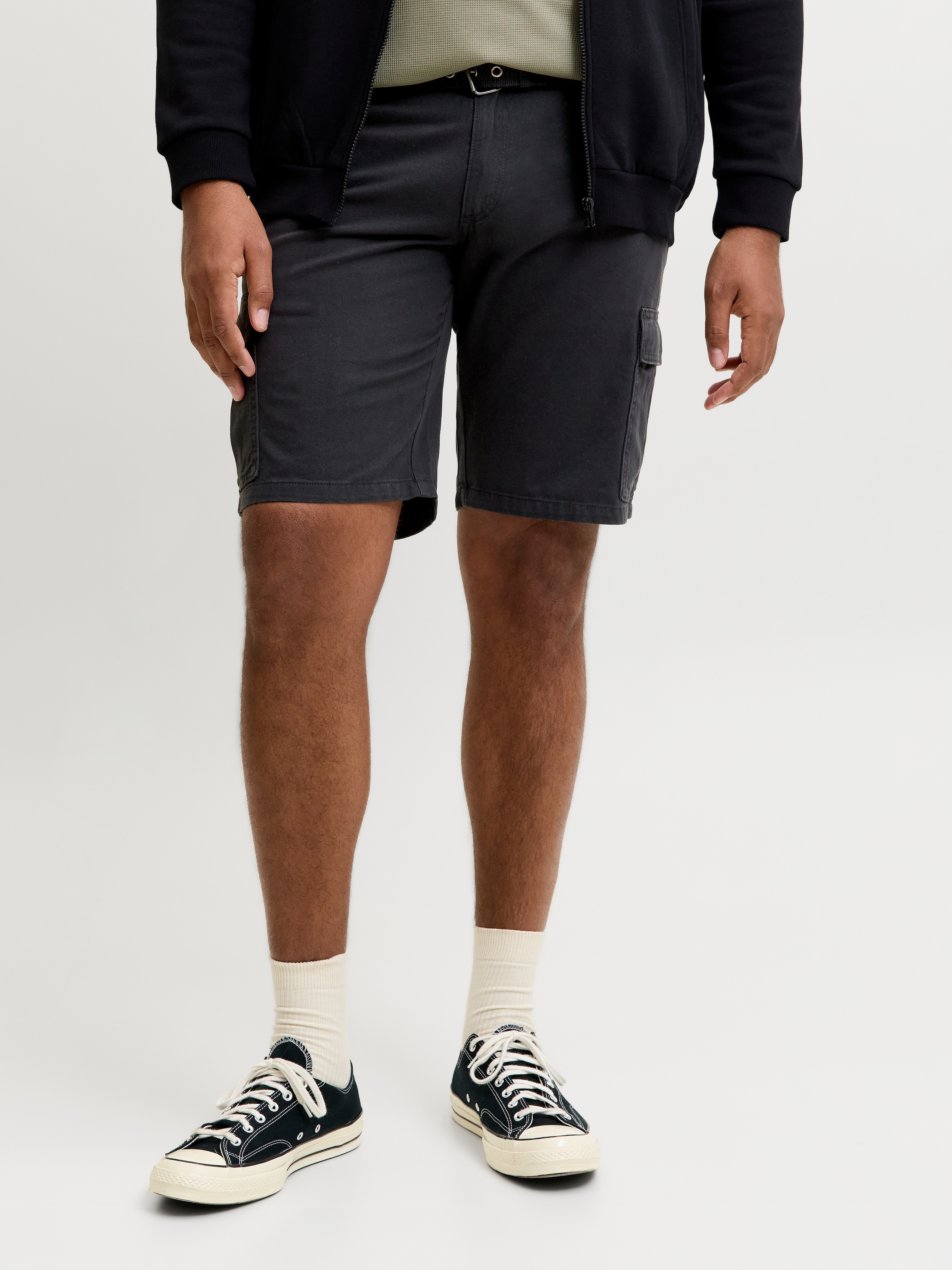 Jack & Jones PlusSize Cargoshorts »JPSTCOLE HUDSON BELTED CARGO SHORT PLS«
