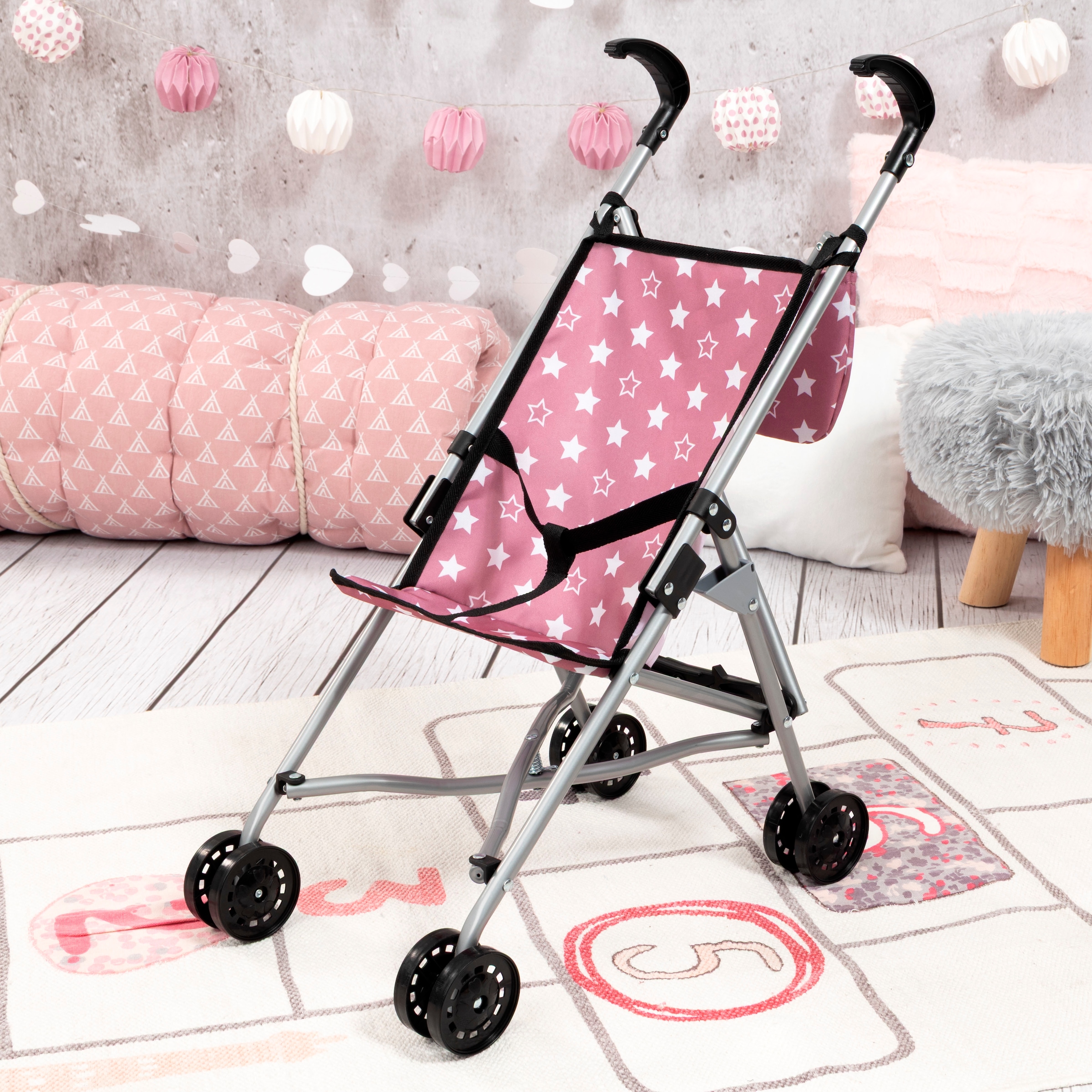 Bayer Puppenbuggy, mit Tasche