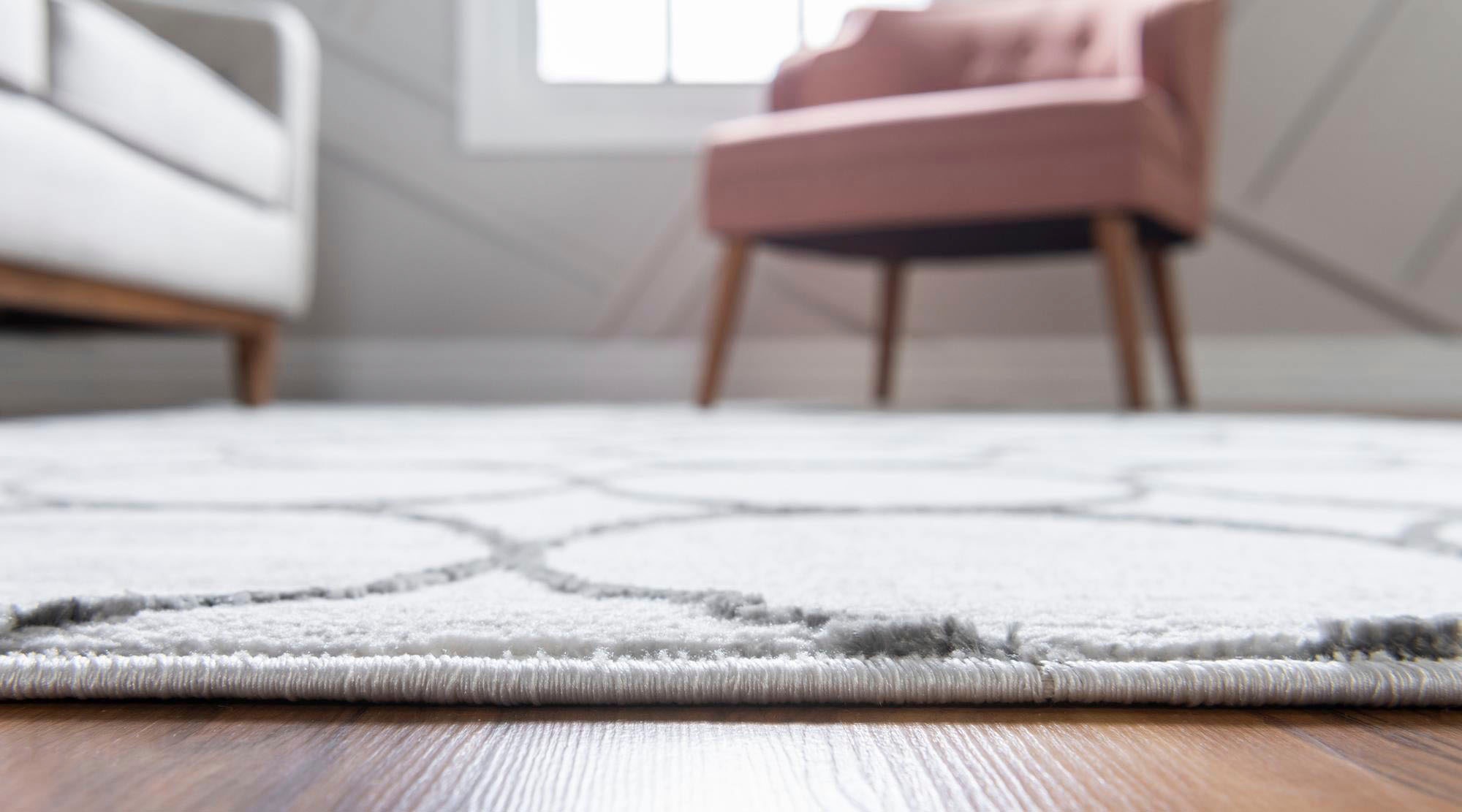 Myflair Möbel & Accessoires Teppich »Titan Trellis, LAGERRÄUMUNG!«, rechteckig, 13 mm Höhe, Kurzflor, gewebt, modernes Design, Motiv Kreise