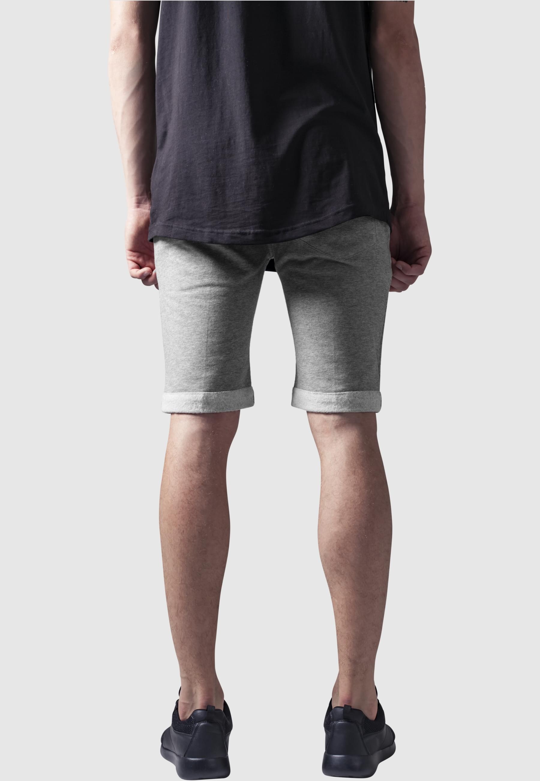 URBAN CLASSICS Stoffhose »Urban Classics Herren Light Turnup Sweatshorts«, (1 tlg.)