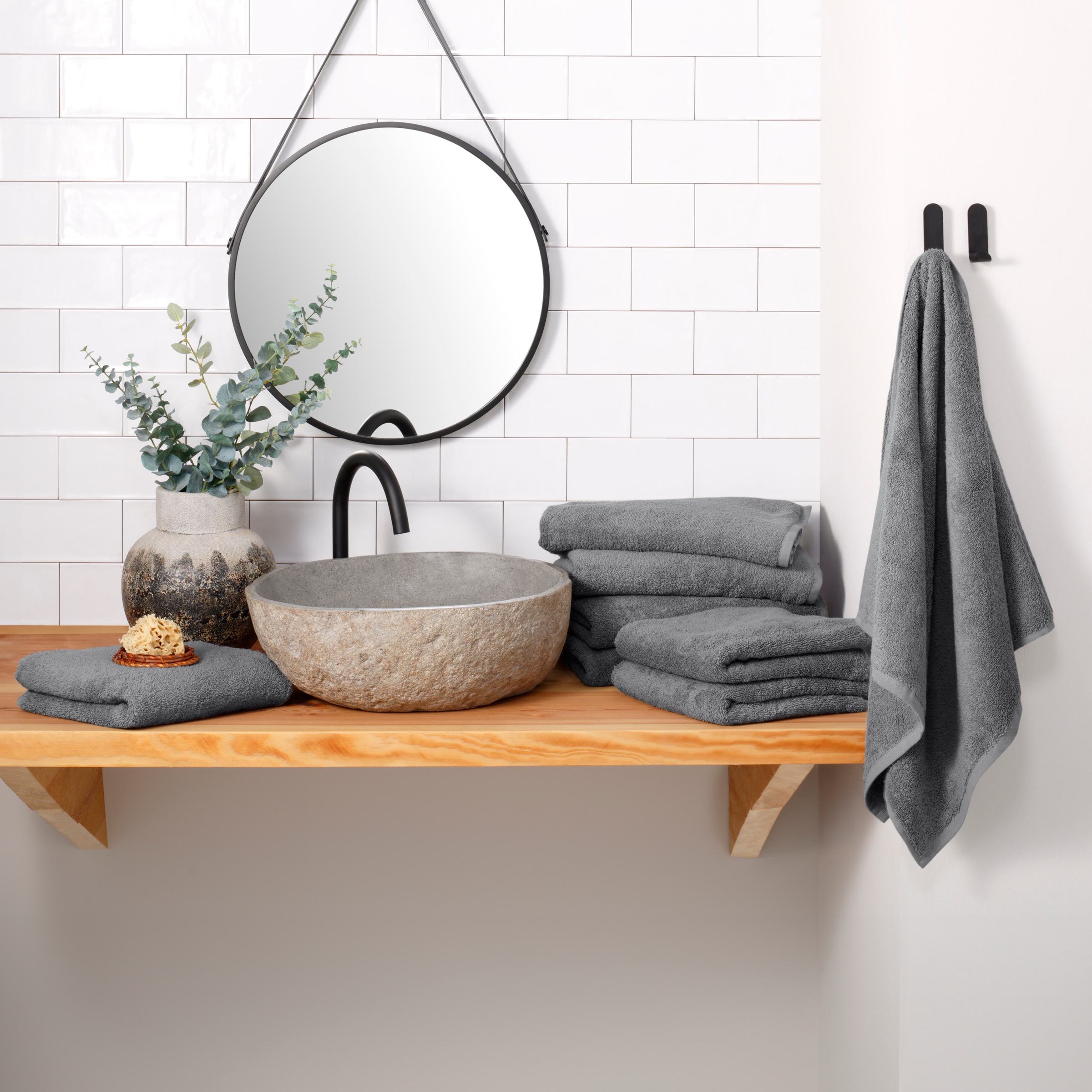 OTTO home Handtuch Set "Merida, 4 Duschtücher 70x140cm, 4 Handtücher 50x100 günstig online kaufen