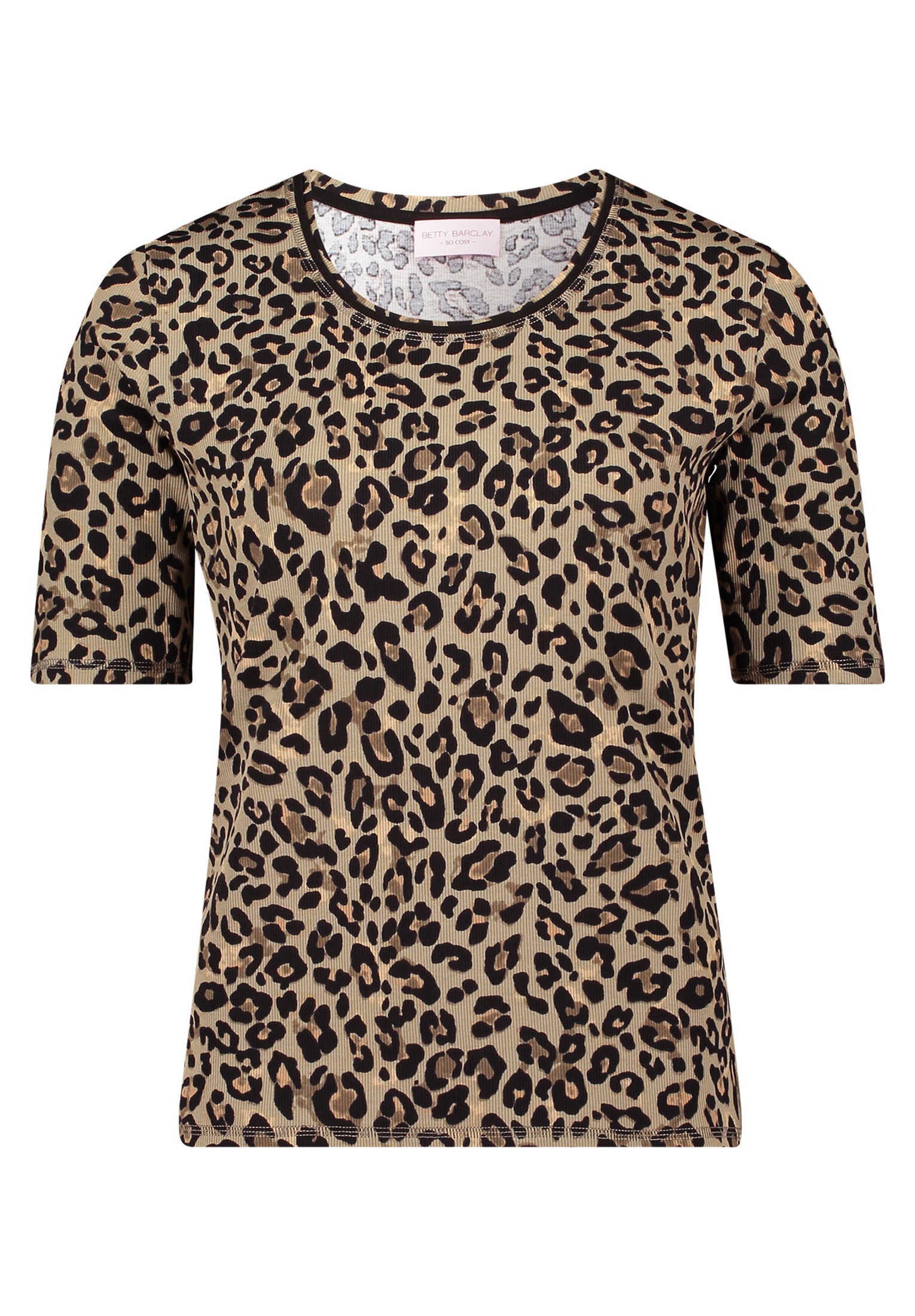Betty Barclay Kurzarmshirt "Betty Barclay Basic Shirt mit Rippenstruktur", günstig online kaufen