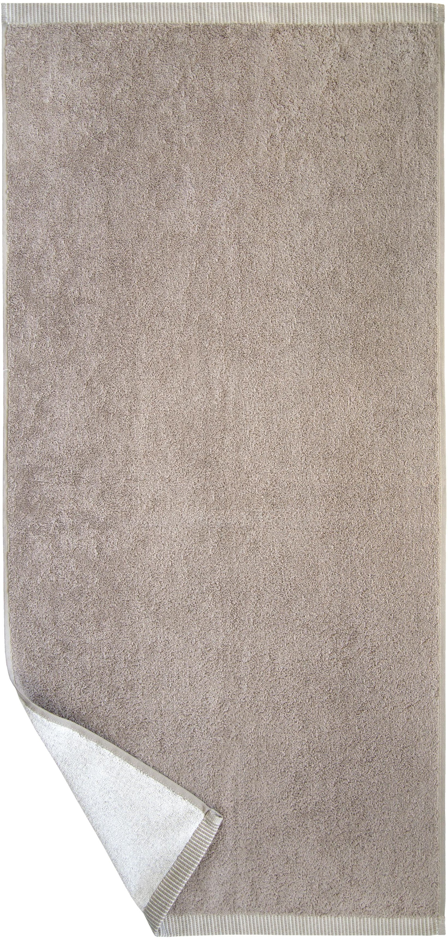 Dyckhoff Duschtuch »Nadelstreifen« mit gemustertem Saumabschluss