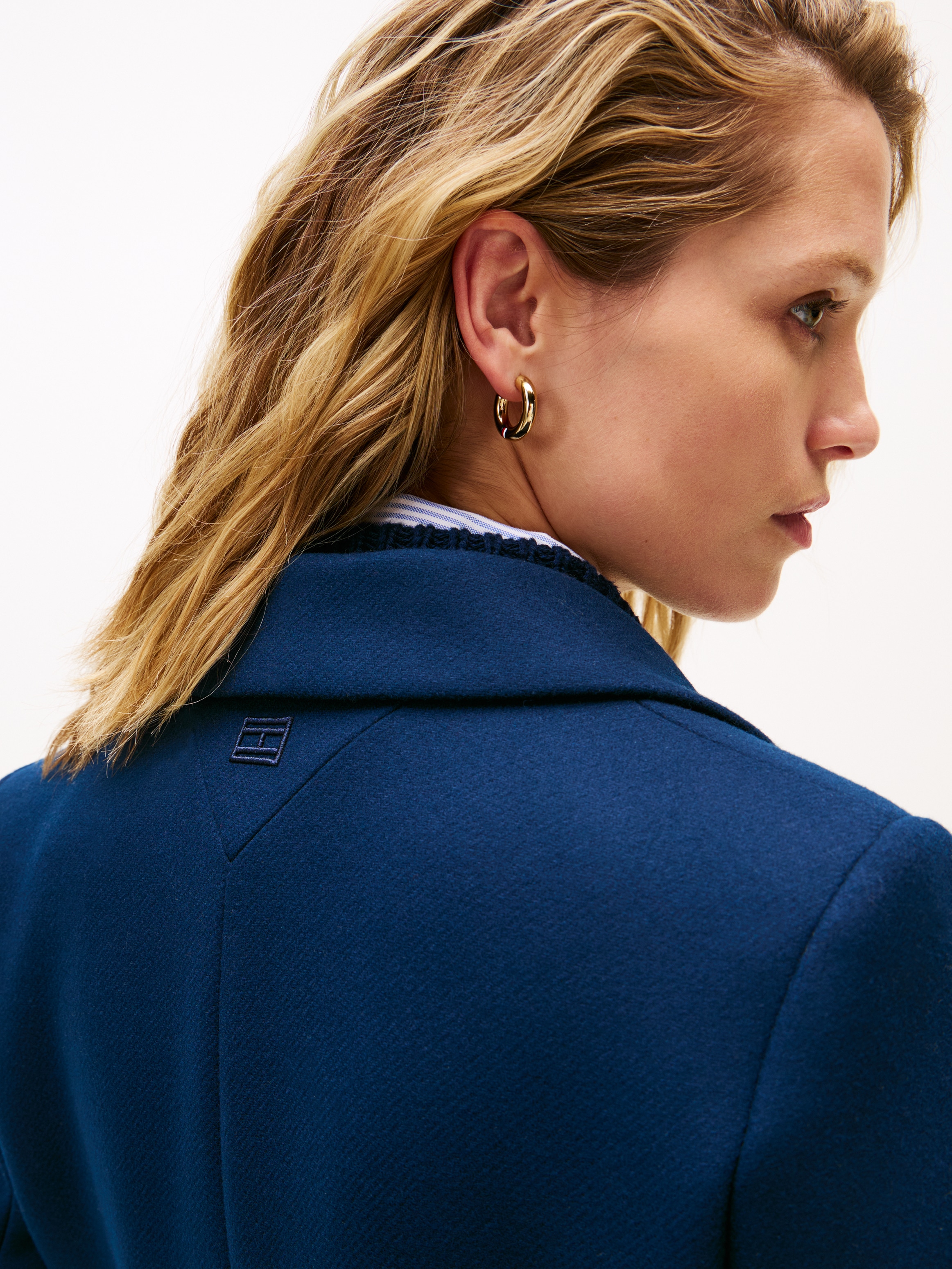 Tommy Hilfiger Langmantel "CLASSIC SB WOOL REG COAT" mit Wolle und Kaschmir günstig online kaufen
