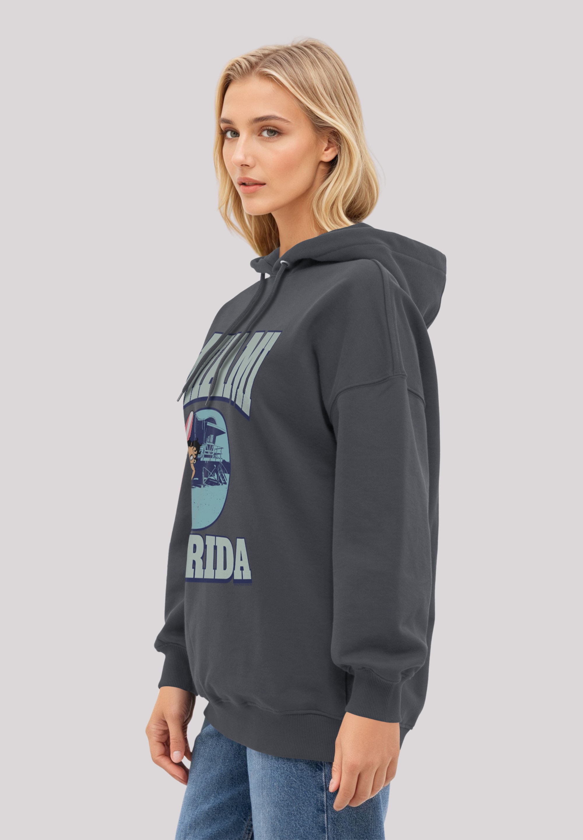 F4NT4STIC Kapuzenpullover »Betty Boop Miami Florida Surf Scene« Premium Qualität
