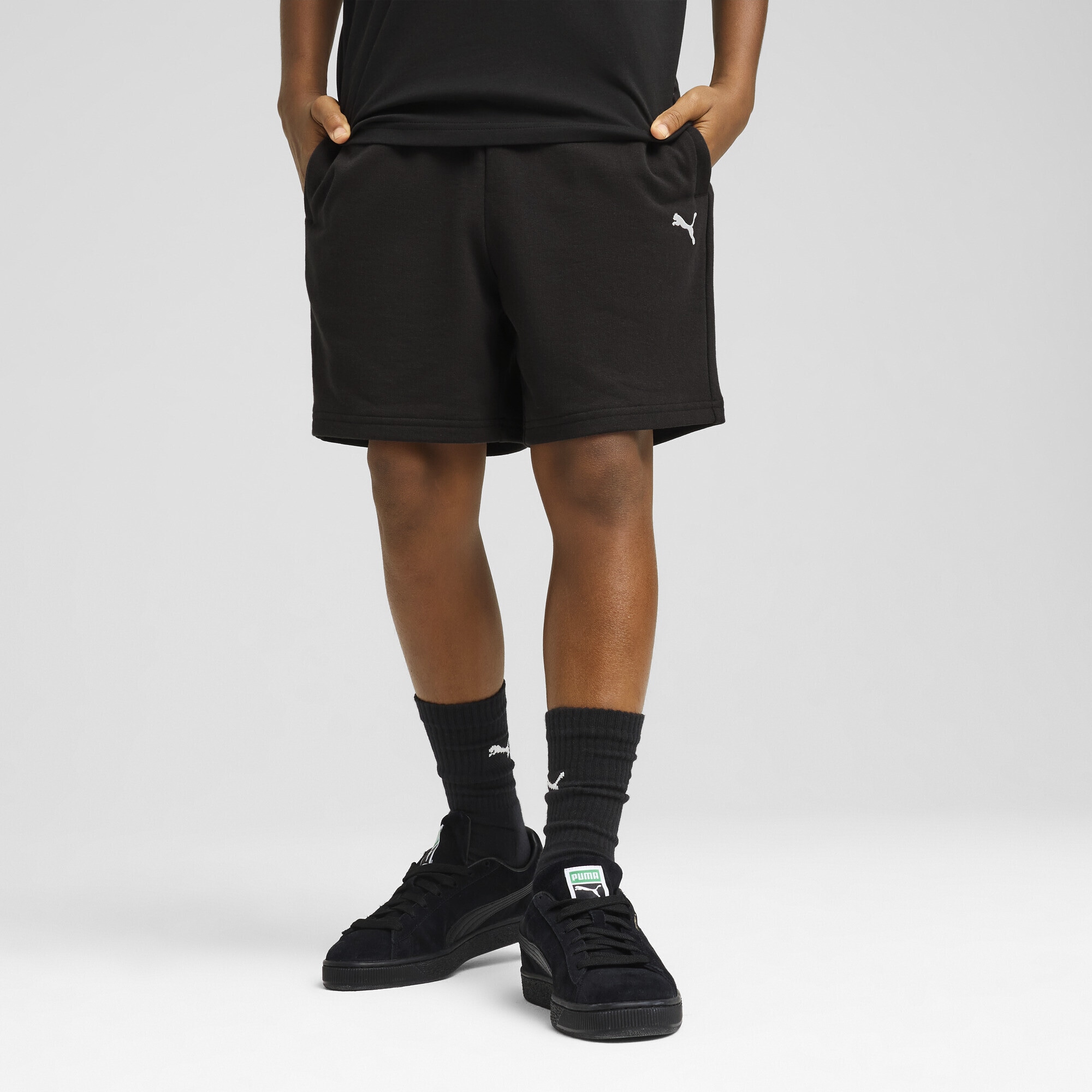 PUMA Sporthose »Wardrobe Essentials Relaxed Shorts Jungen«