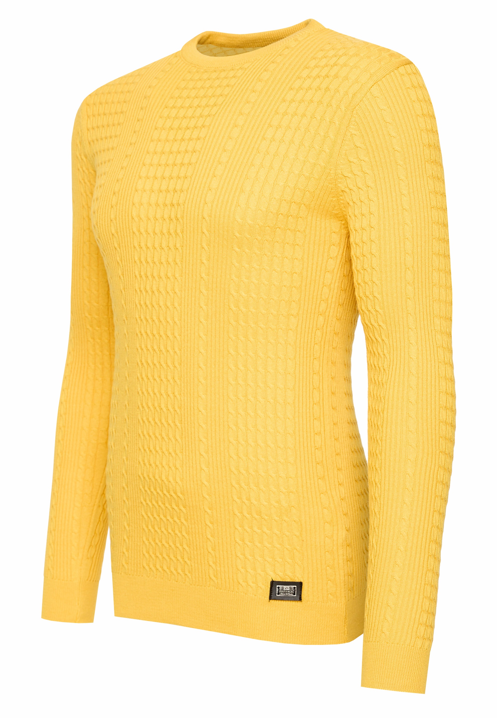 Rusty Neal Strickpullover, mit modernem Strickmuster