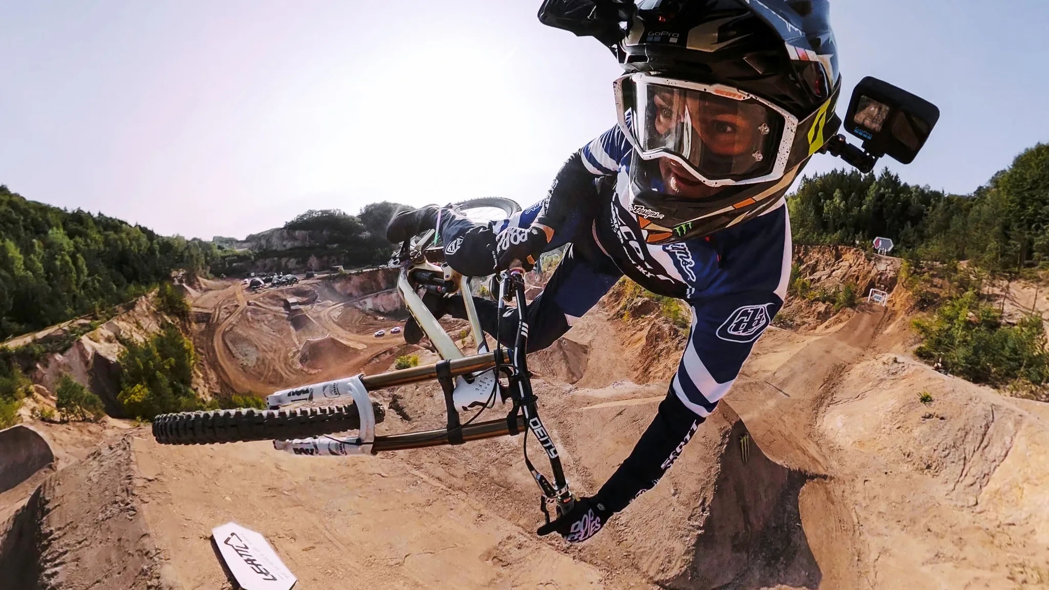 GoPro Action Cam-Halterung »Helmet Front + Side Mount«
