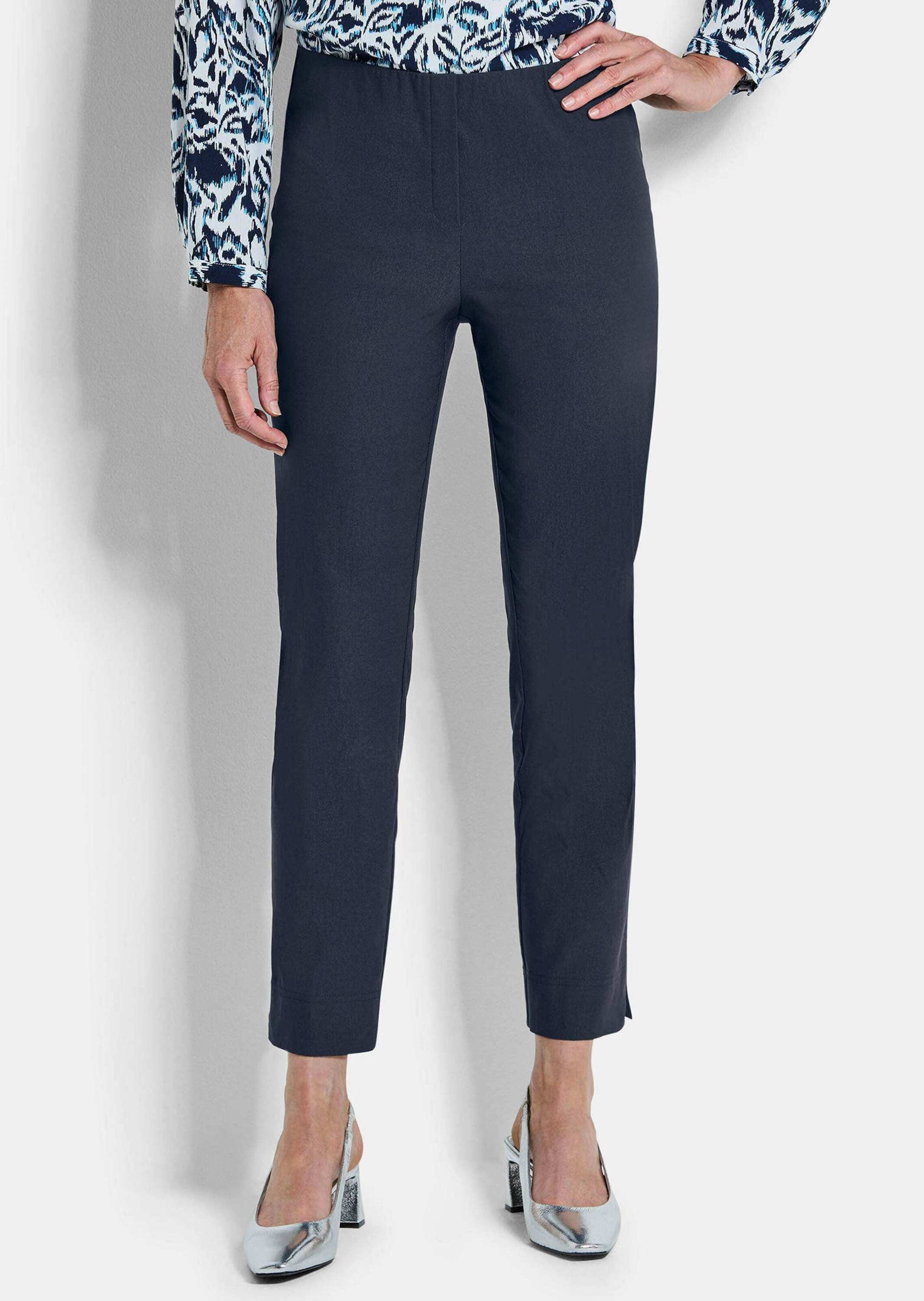 Thumbnail - GOLDNER Stoffhose "Kurzgröße 7/8-Bengalinhose LOUISA mit Schlupfbund"