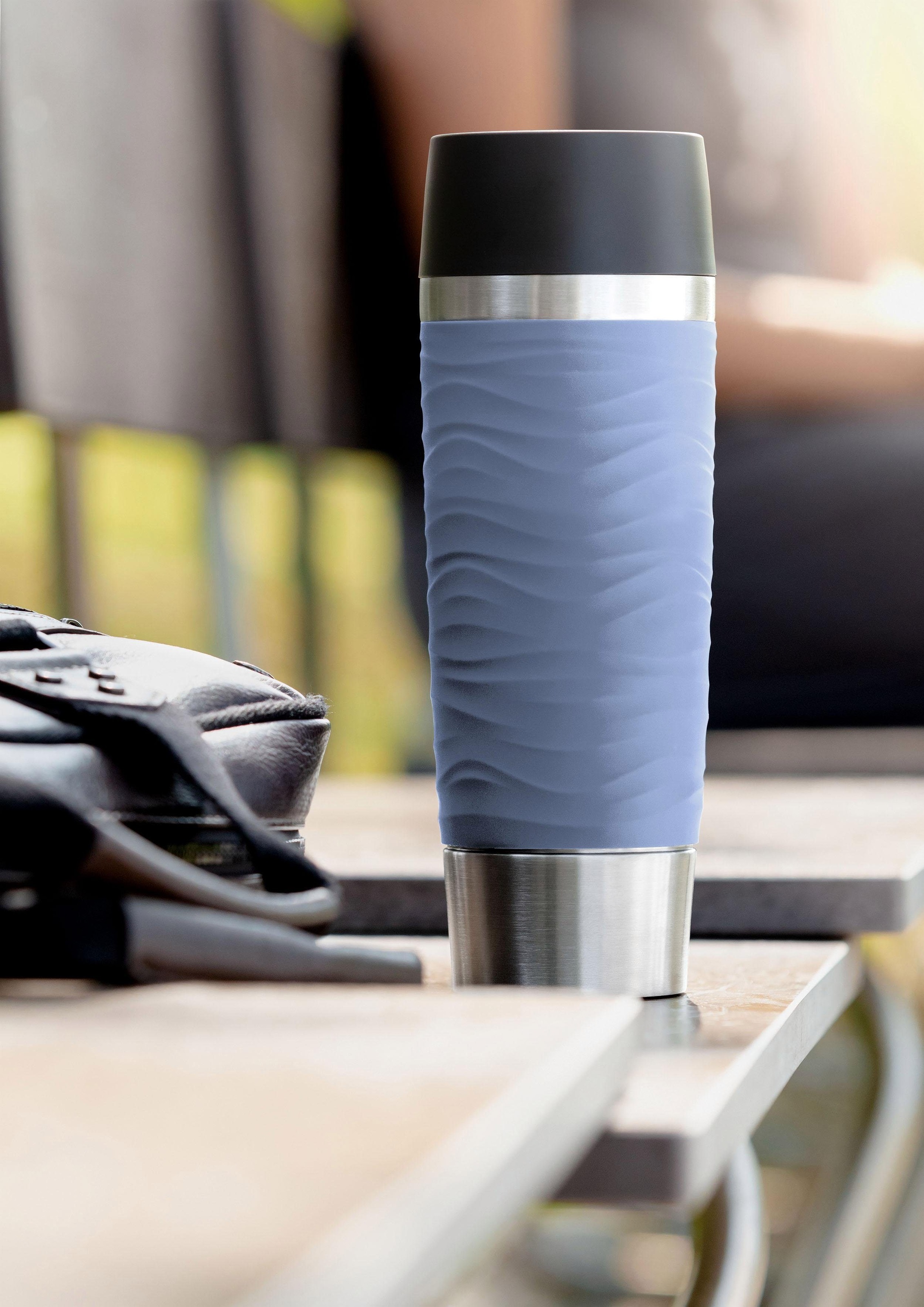 Emsa Thermobecher »Travel Mug Wave«, 4 bis Stunden hält oder heiß bestellen 8 kalt Stunden Getränke | zu BAUR