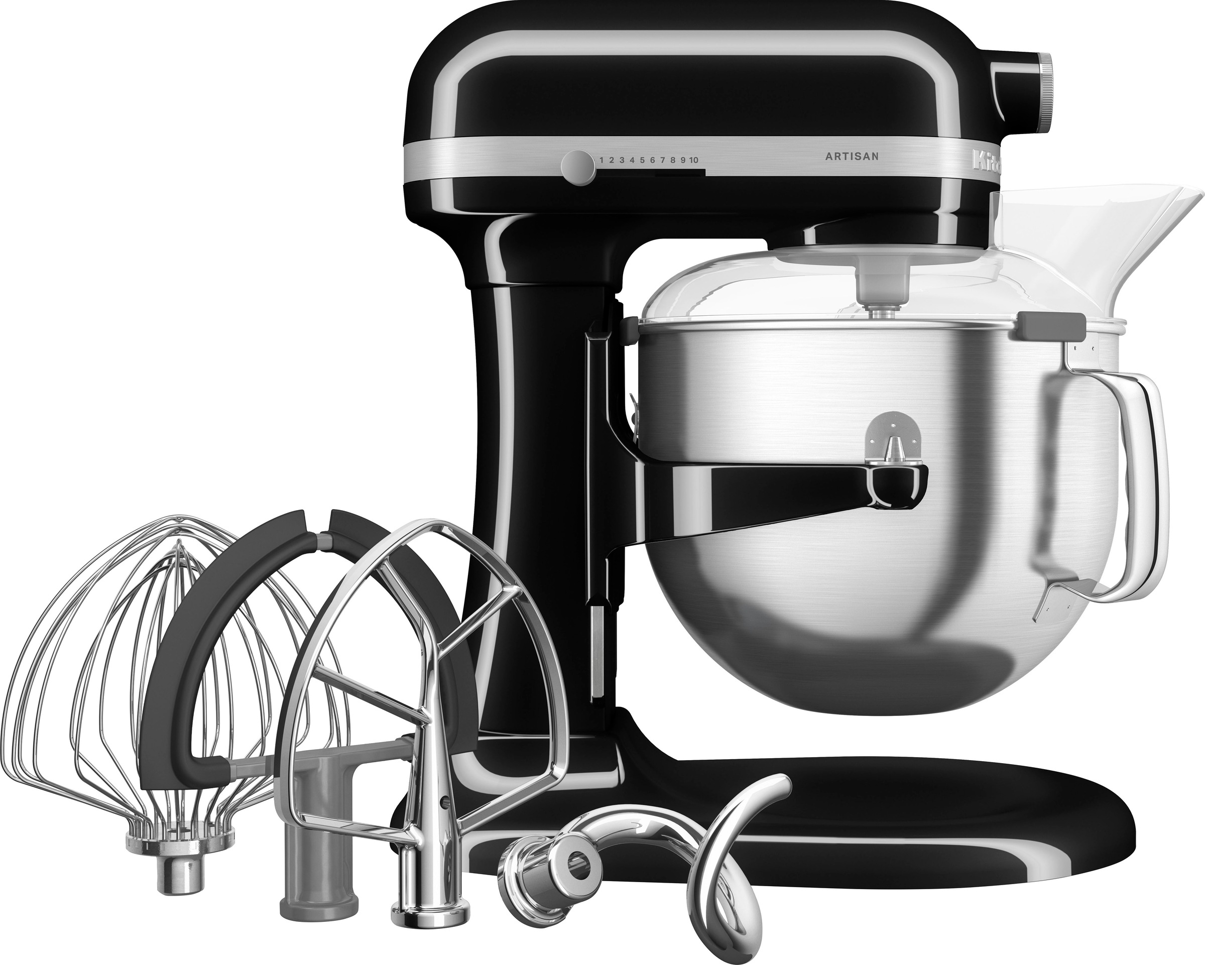KITCHENAID Küchenmaschine "5KSM70SHXECA", B:28,7cm H:41,9cm T:37,15cm, schwarz, Küchenmaschinen