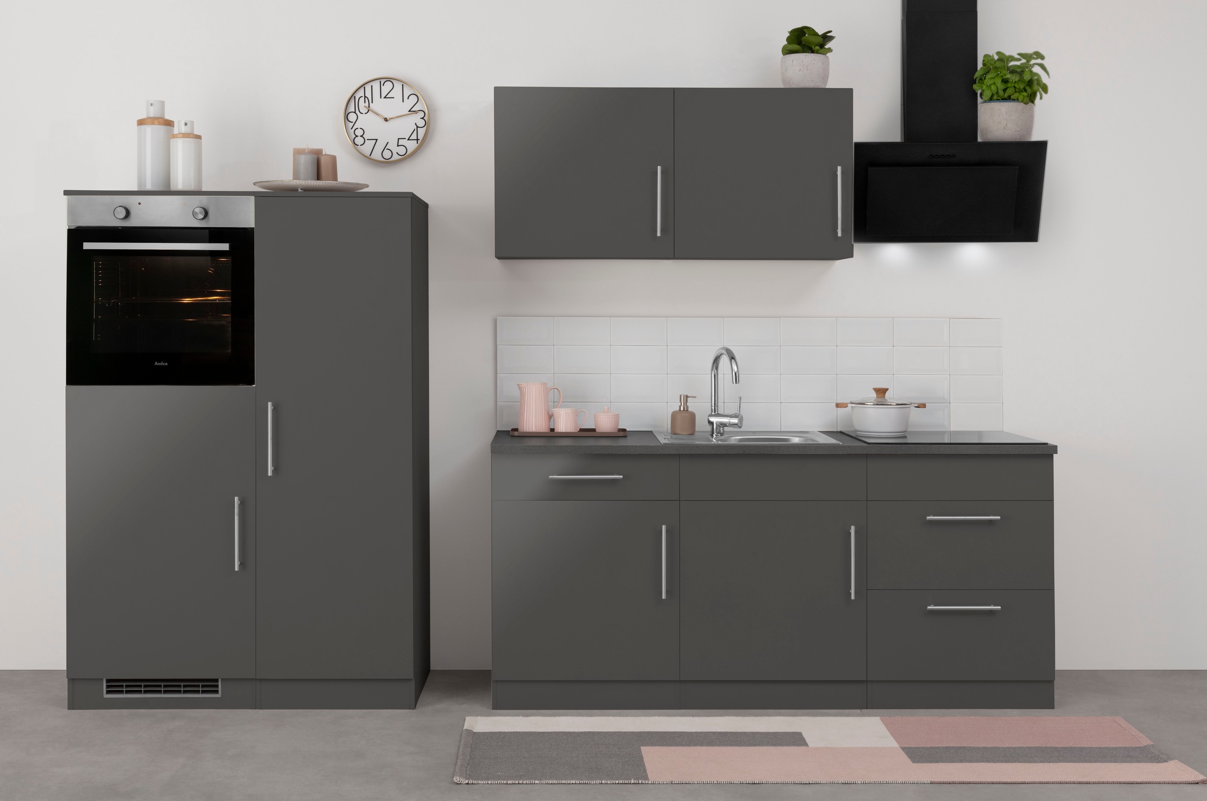 wiho Küchen Küche »"Cali"«, Back-/Kühlmodul, wahlweise mit E-Geräten, Breite 110 cm