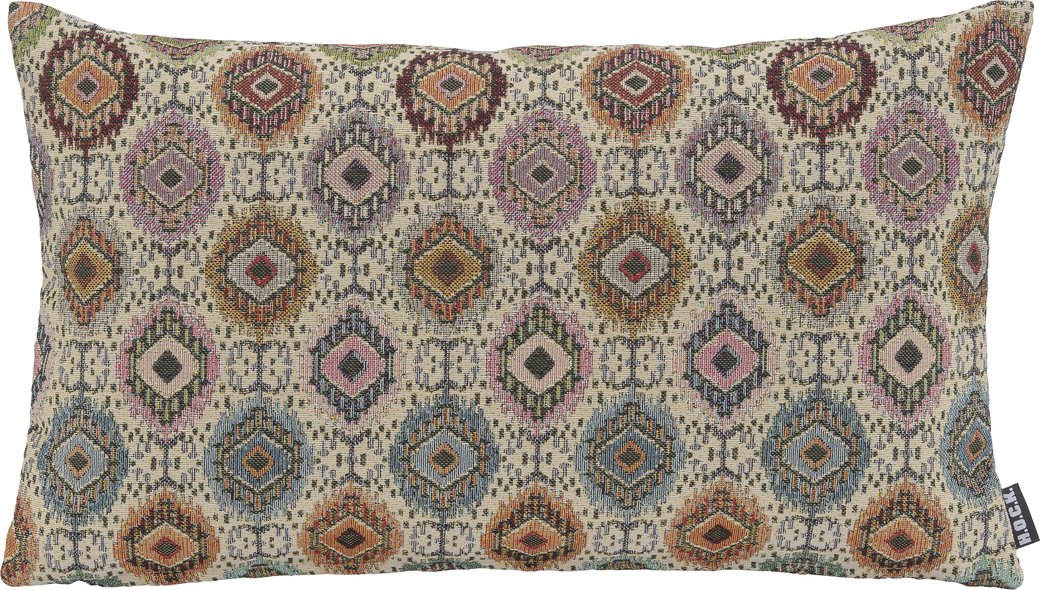 Dekokissen »Kira«, (1 St.), Kissenhülle mit Füllung, 1 Stück, mit Ikat-Muster im...
