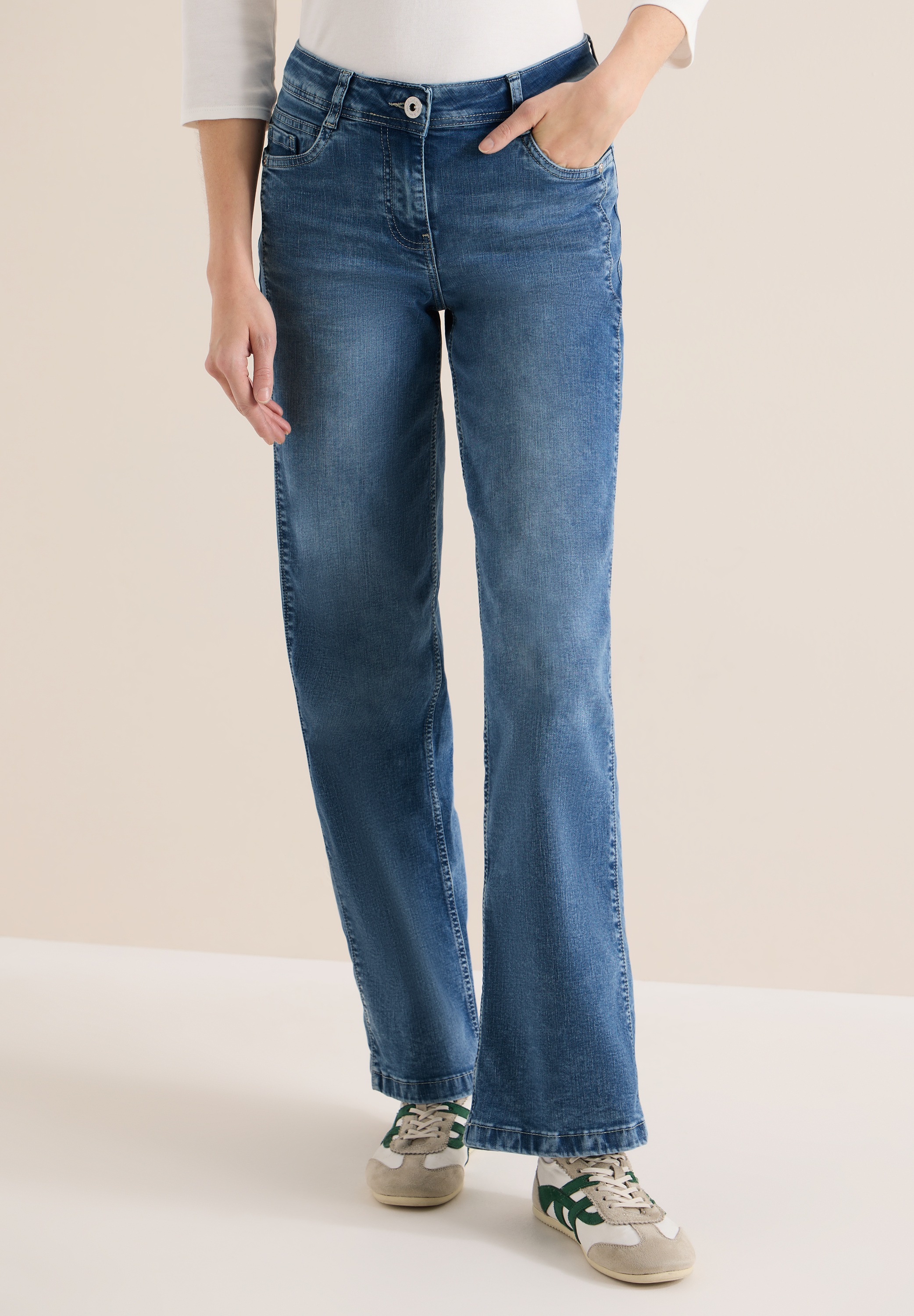 Cecil Slim-fit-Jeans High Waist günstig online kaufen