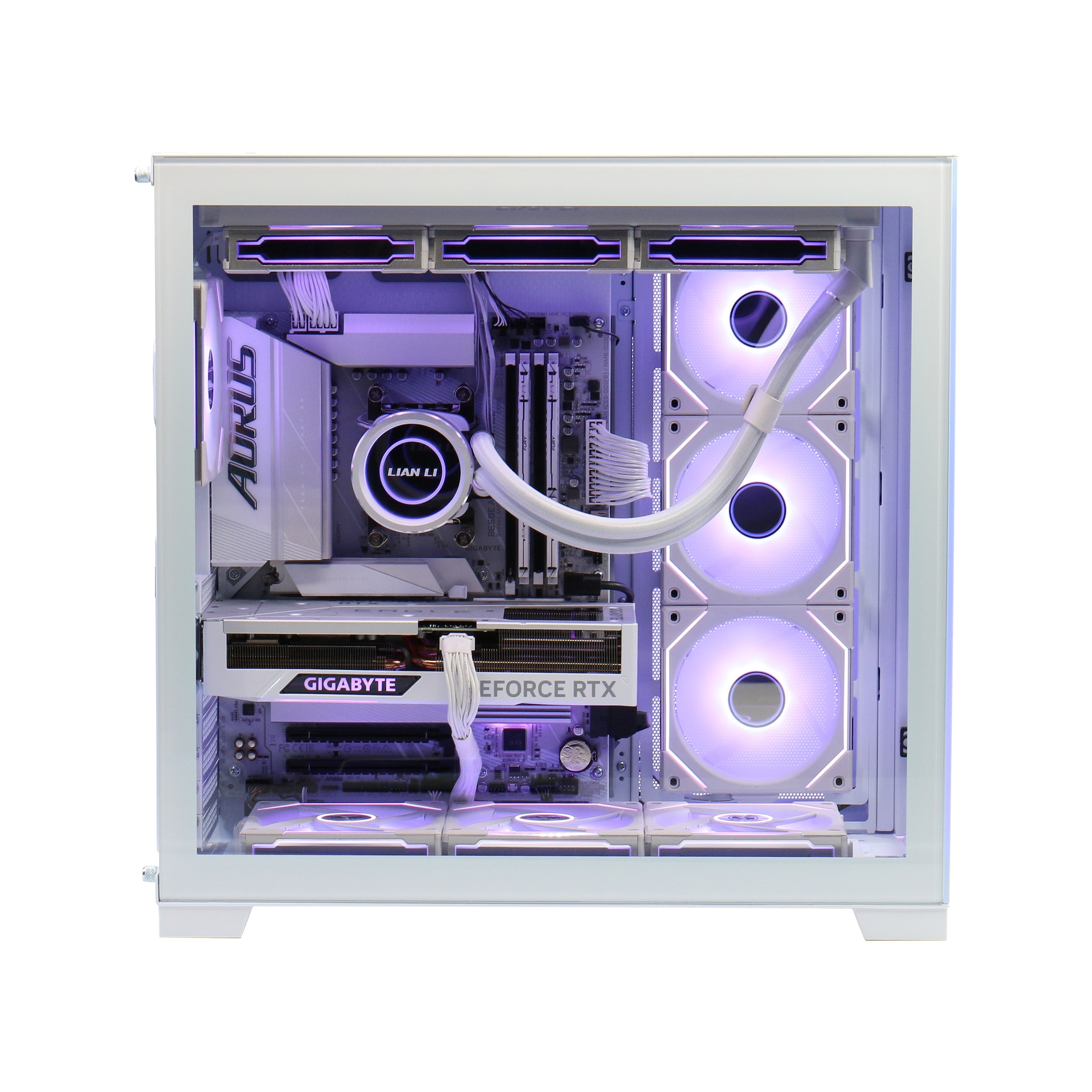 Hyrican Gaming-PC »Pure White 7355«, DDR5 RAM; PCIe Gen4; Windows 11