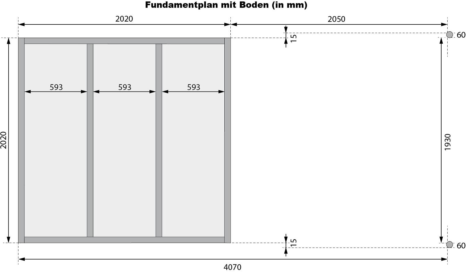 Karibu Gerätehaus »Titanium 2 SET mit Anbaudach«
