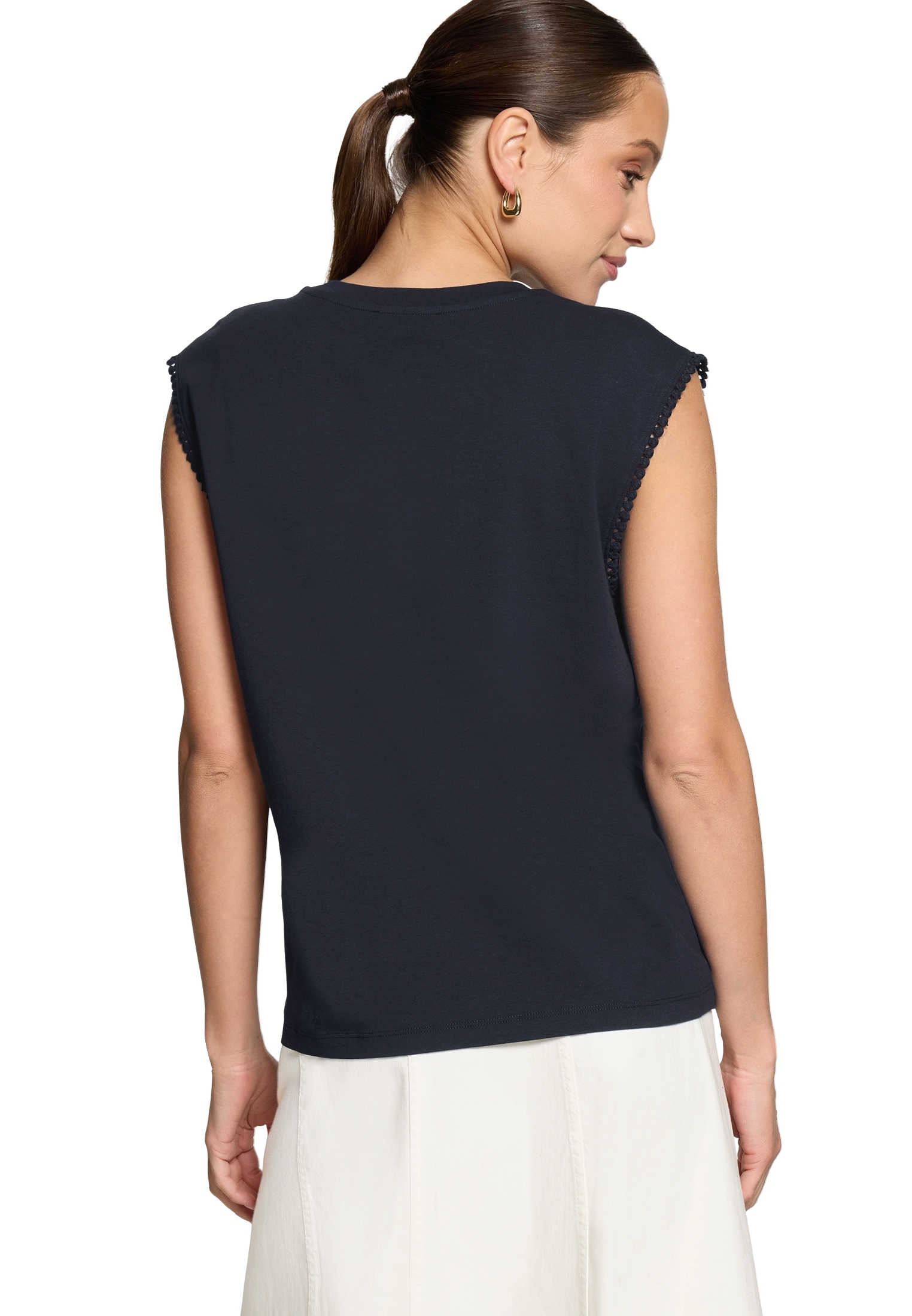 Zero T-Shirt »Damen mit Schmuckkanten« 1 Bordüre