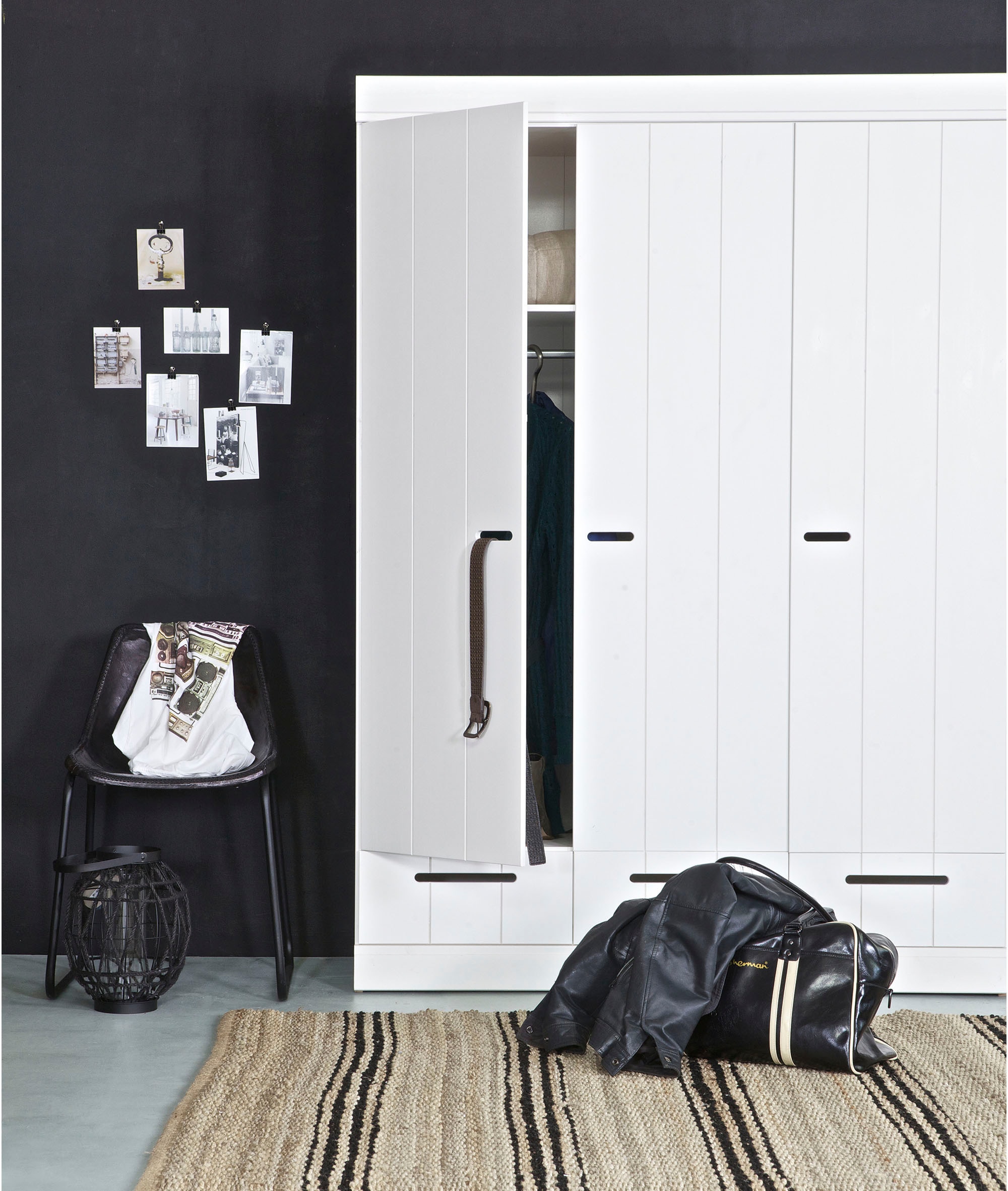 WOOOD Garderobenschrank »Connect«, mit Kleiderstange, Breite 94 cm x Höhe 195 cm