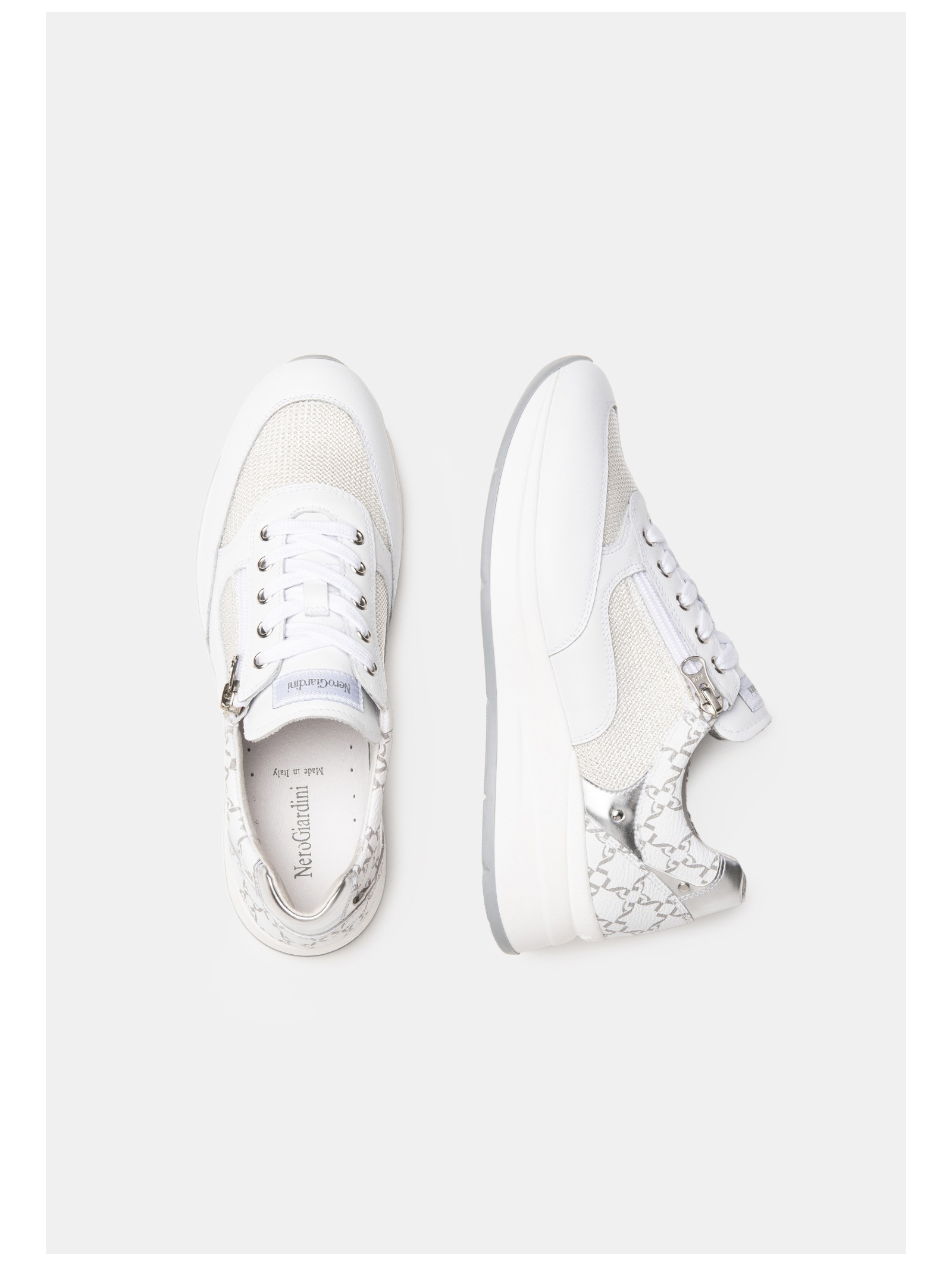 Nero Giardini Plateausneaker »Nero Giardini Sneaker Lederimitat/Textil«