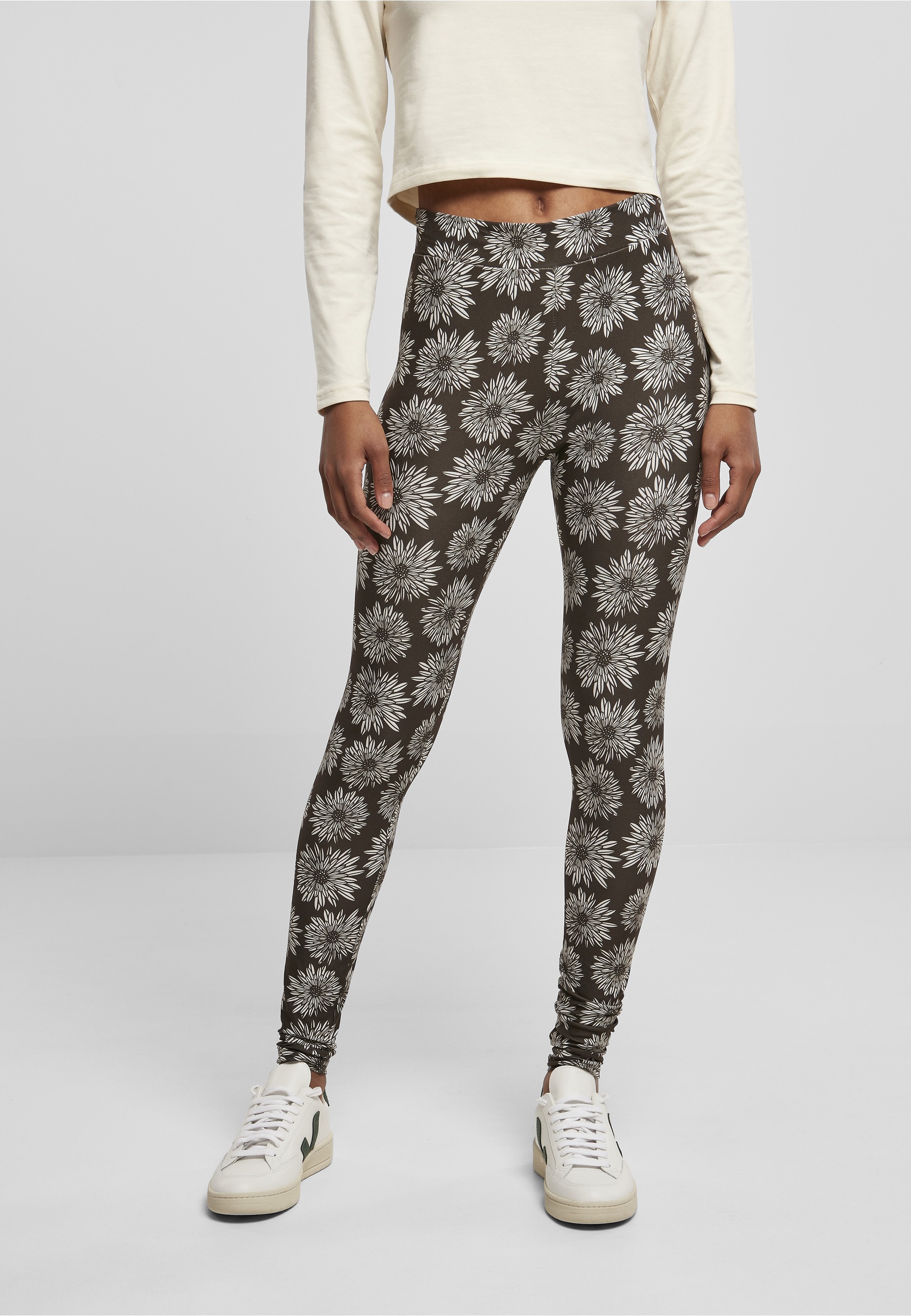 URBAN CLASSICS Leggings »Urban Classics Damen Ladies Soft AOP Leggings«