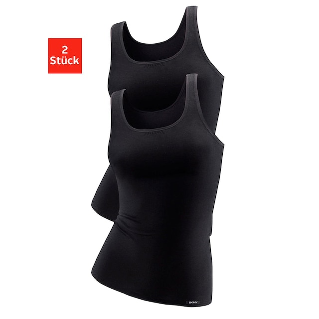 Skiny Unterhemd, (Packung, 2 St.), mit kleinem Weblabel am Saum kaufen |  BAUR
