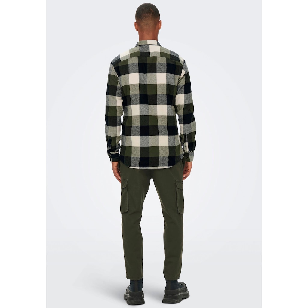 ONLY & SONS Karohemd »GUDMUND LIFE LS 3T CHECK SHIRT«