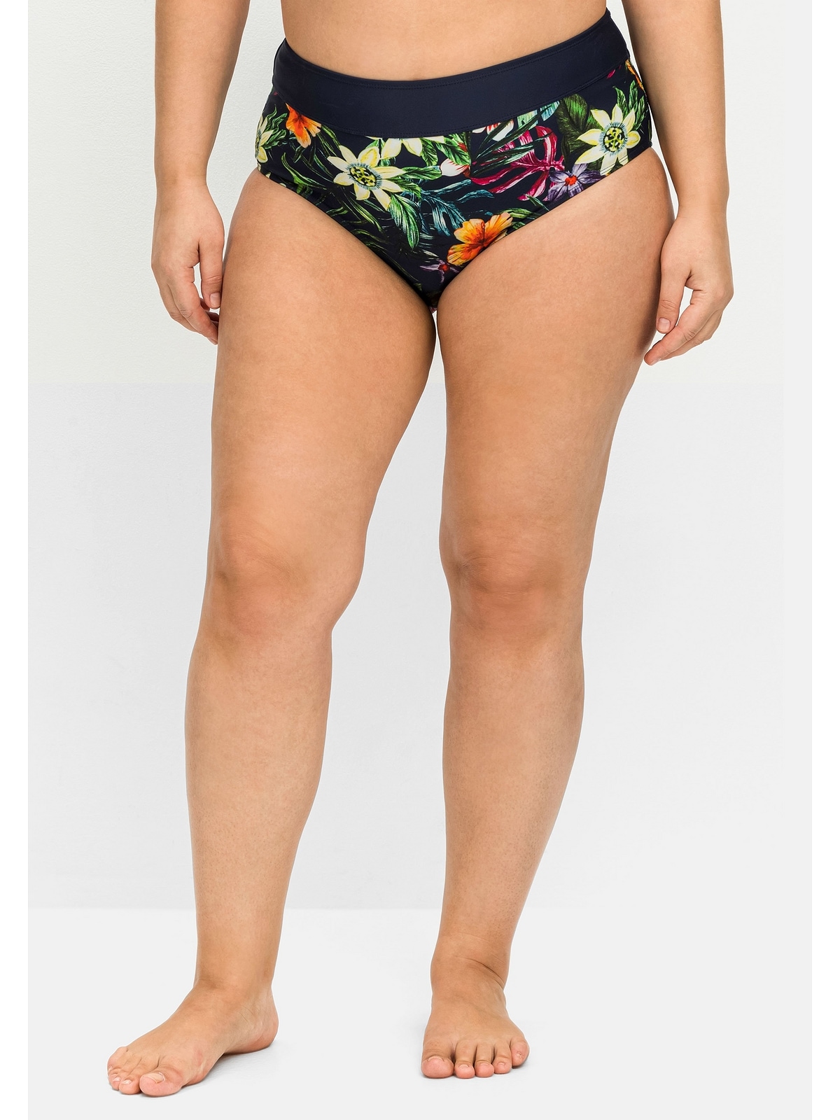 sheego by Joe Browns Bikini-Hose »Große Größen«, mit Blumendruck und Shaping-Einsatz