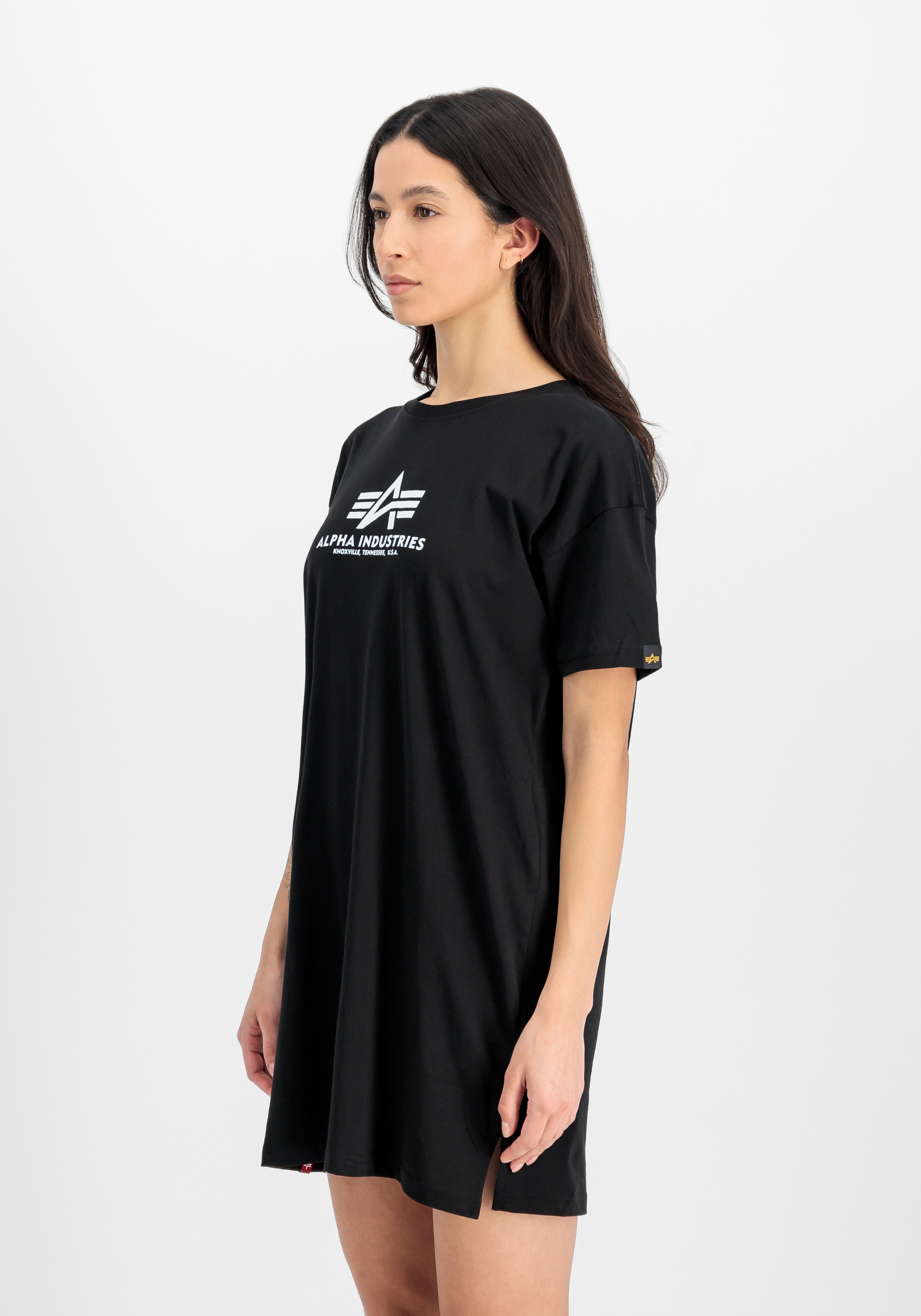Alpha Industries Shirtkleid »Alpha Industries Women - T-Shirts Basic Long T-Shirt BL W«
