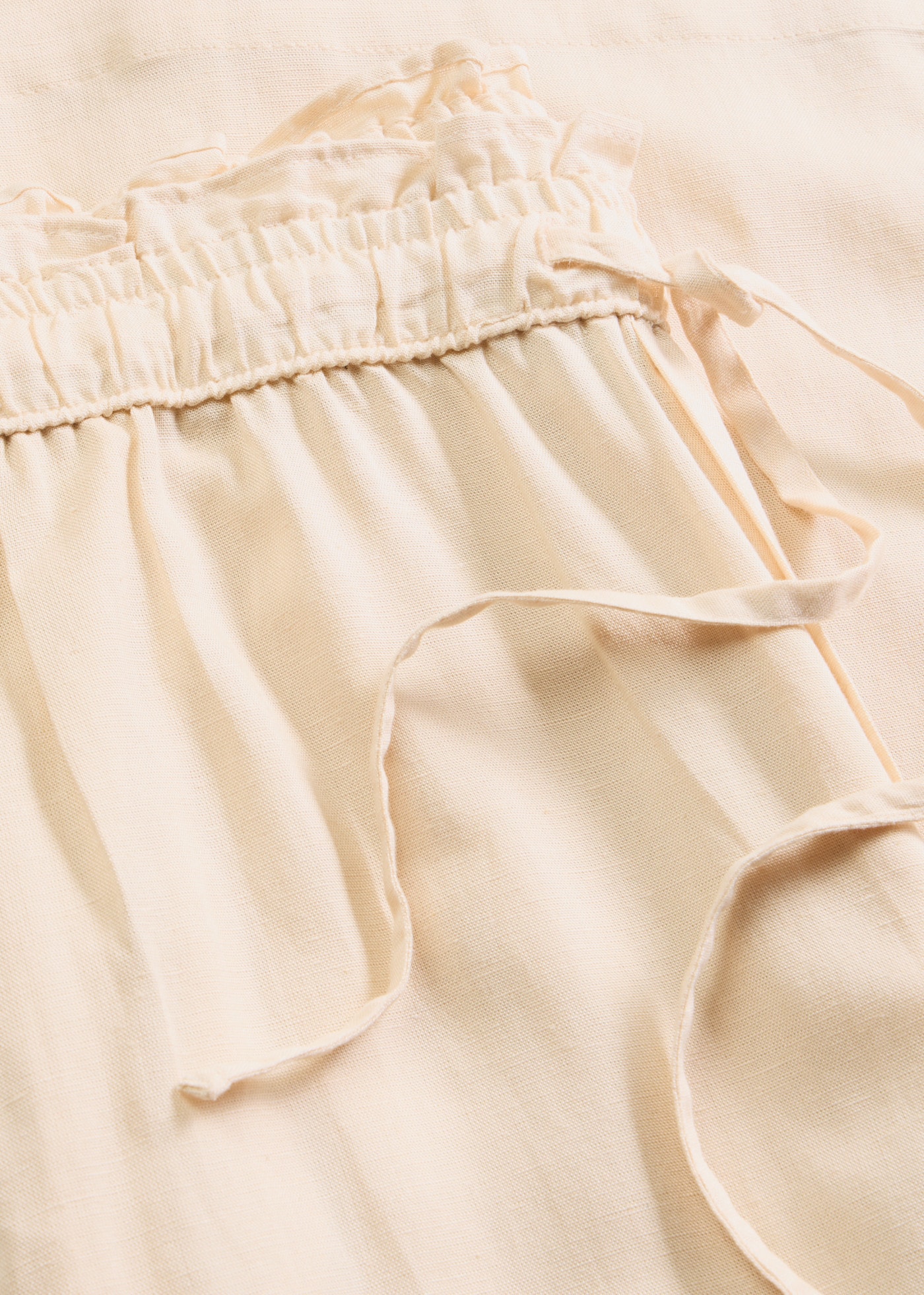 bonprix Palazzohose  weite Passform, mit Gummibund, aus Viskose, Baumwolle und Leinen