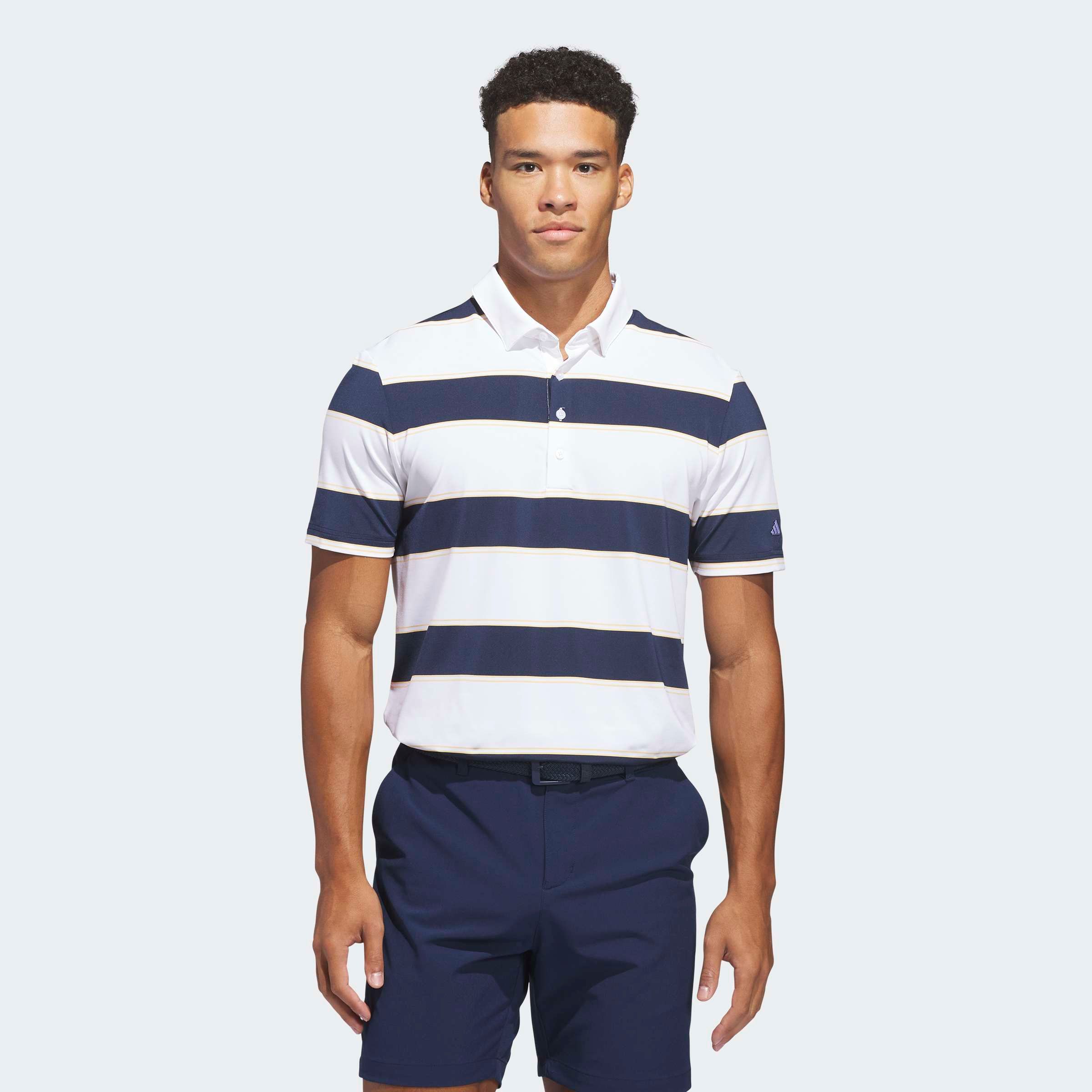 adidas Performance Poloshirt "ULTIMATE365+ JUMBO STRIPE CLIMACOOL POLO" für Erwachsene, Kurzarm, mit climacool Technologie, aus Polyester