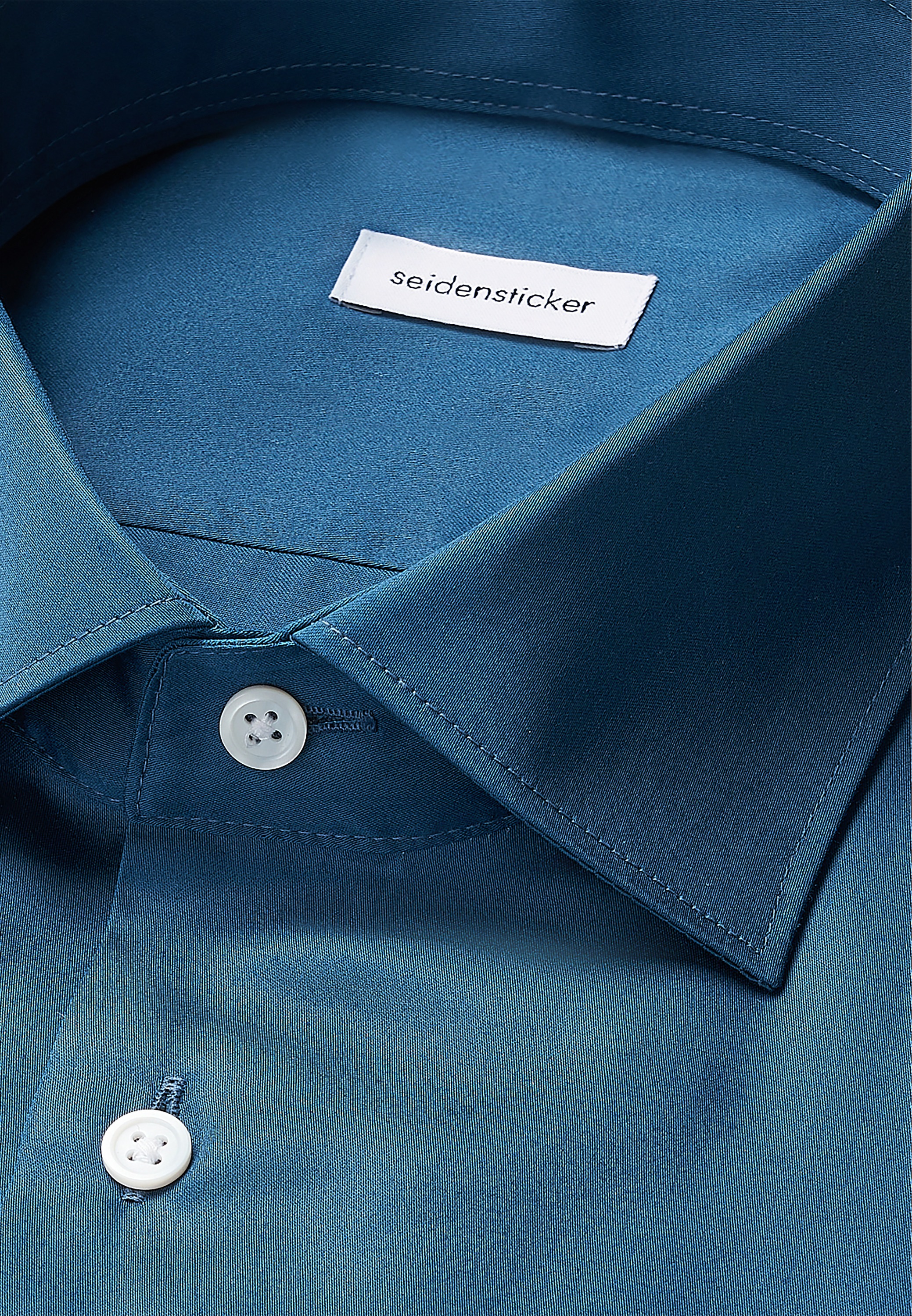 seidensticker Businesshemd »Schwarze Rose«, Slim Kentkragen Uni
