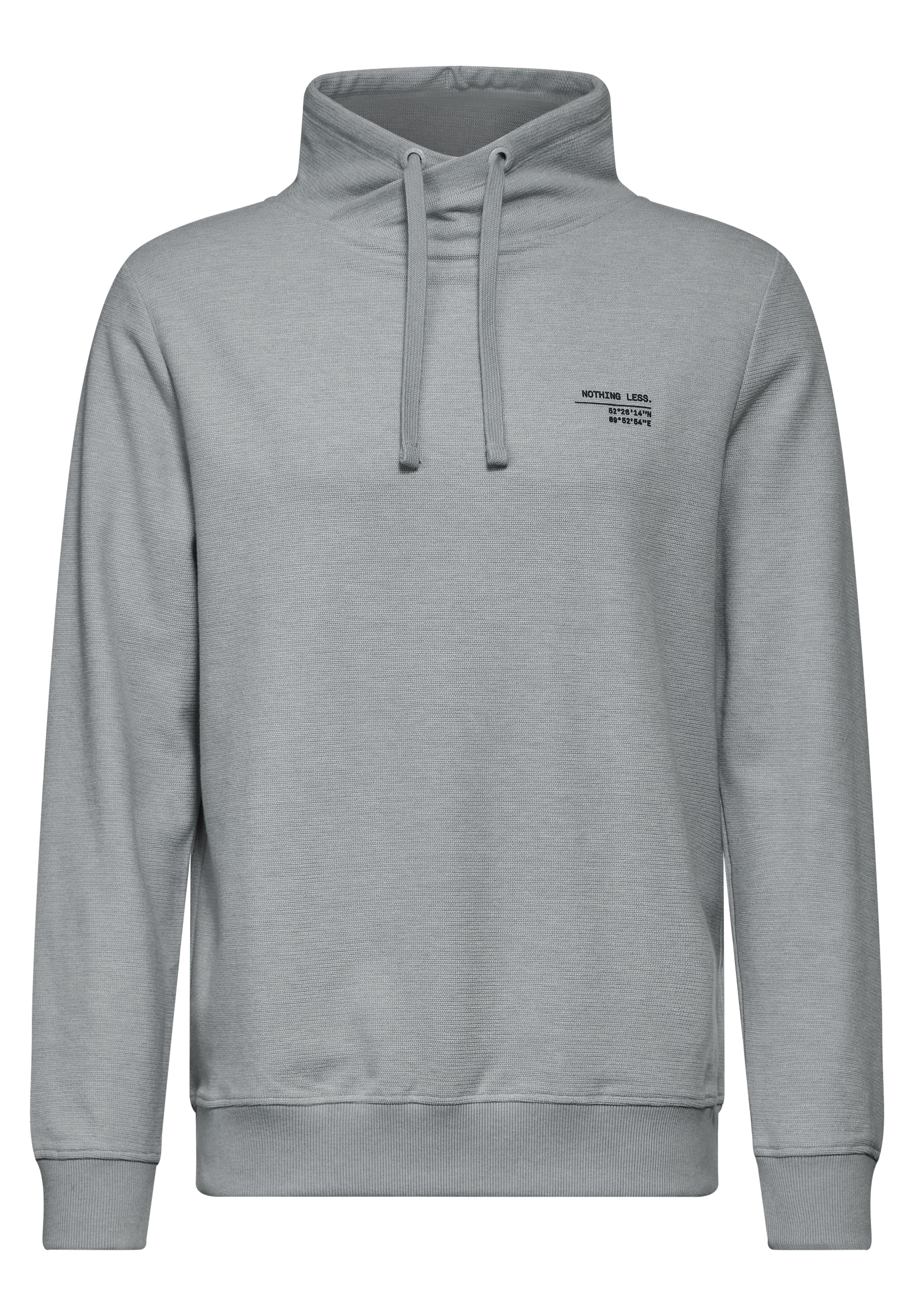 STREET ONE MEN Sweatshirt, im angenehmen Materialmix