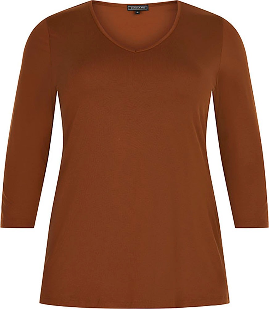 SANDGAARD 3/4-Arm-Shirt, mit 3/4-Ärmeln