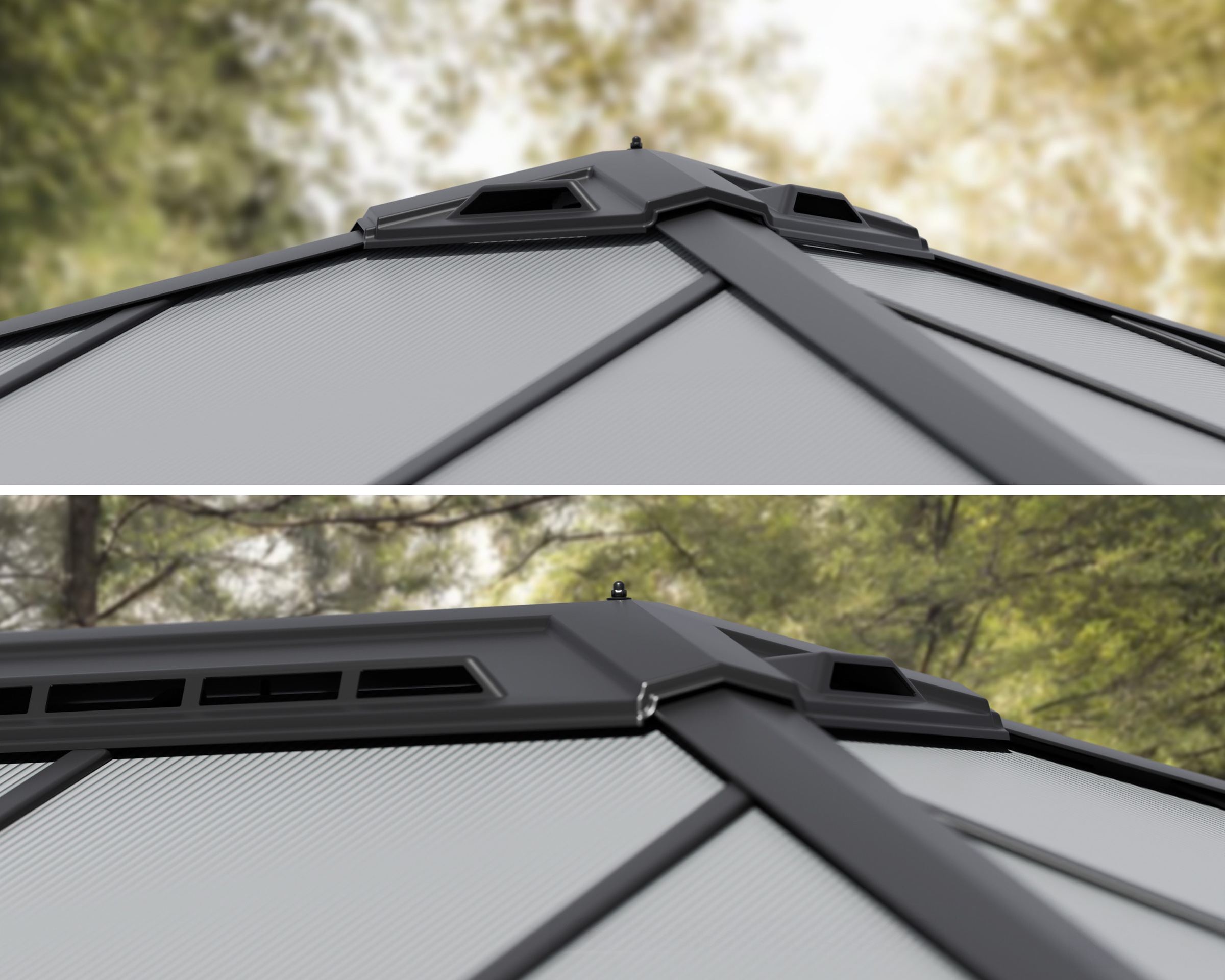 Palram - Canopia Pavillon »Dallas Garden Gazebo«, einfache DIY Montage