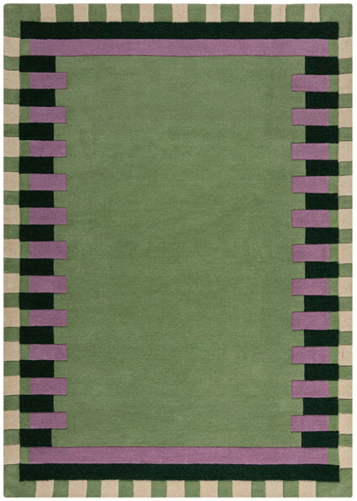 FLAIR RUGS Wollteppich "Kai Wool Border" rechteckig 10 mm Höhe Kai Wool Bor günstig online kaufen