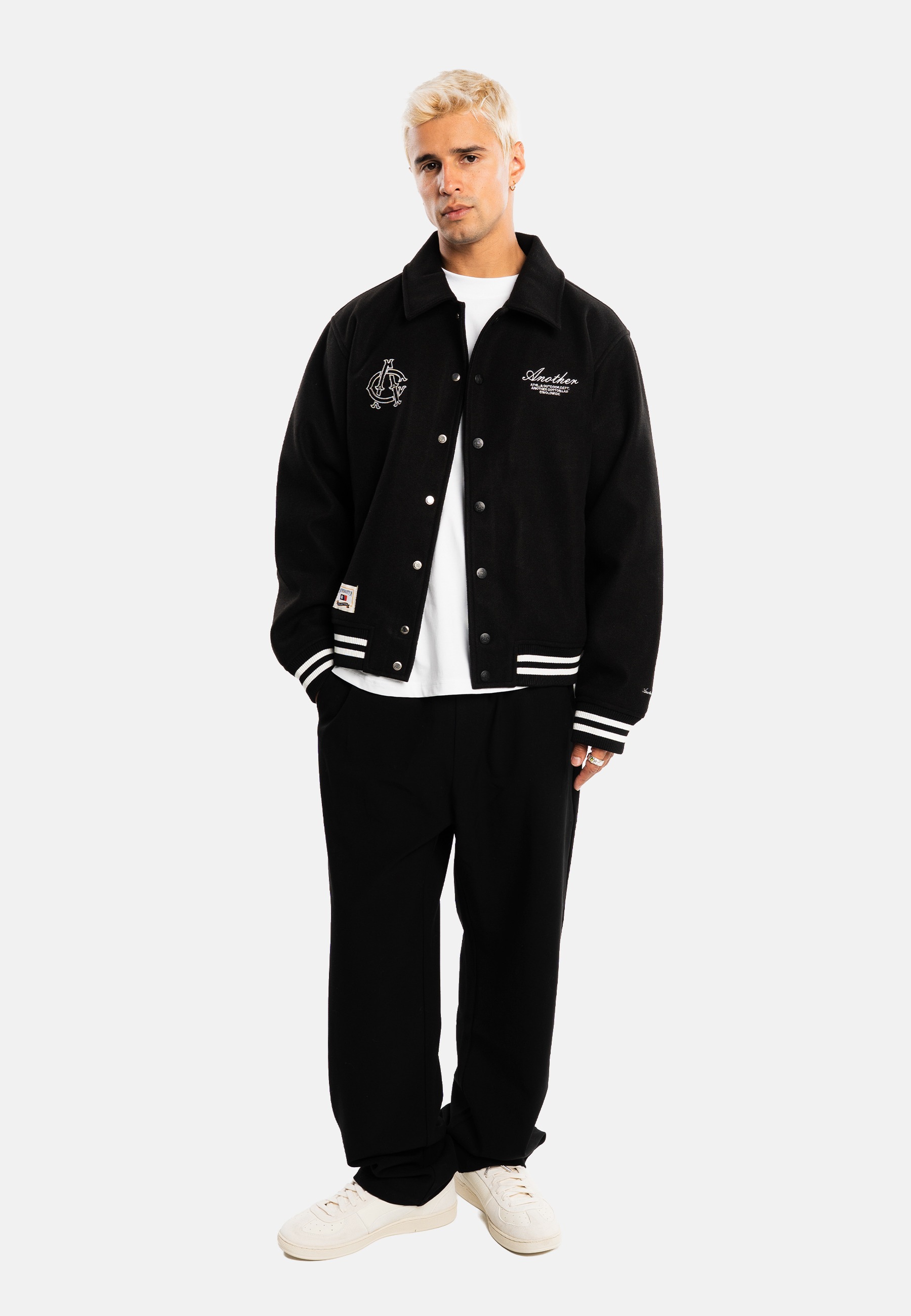 Another Cotton Lab Collegejacke »Another Cotton Lab Another College Jacket« 1 Stk. tlg. ohne Kapuze
