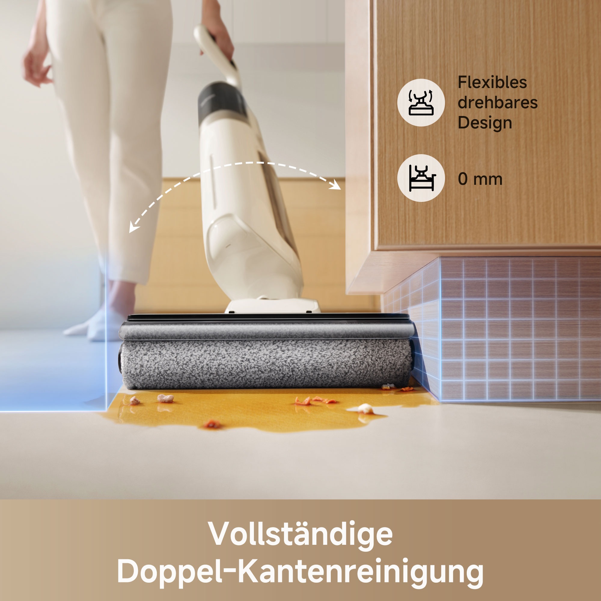 Dreame Nass-Trocken-Sauger »Mova K30«, 18.000Pa Saugleistung / Selbstreinigung / Schmutzerkennung