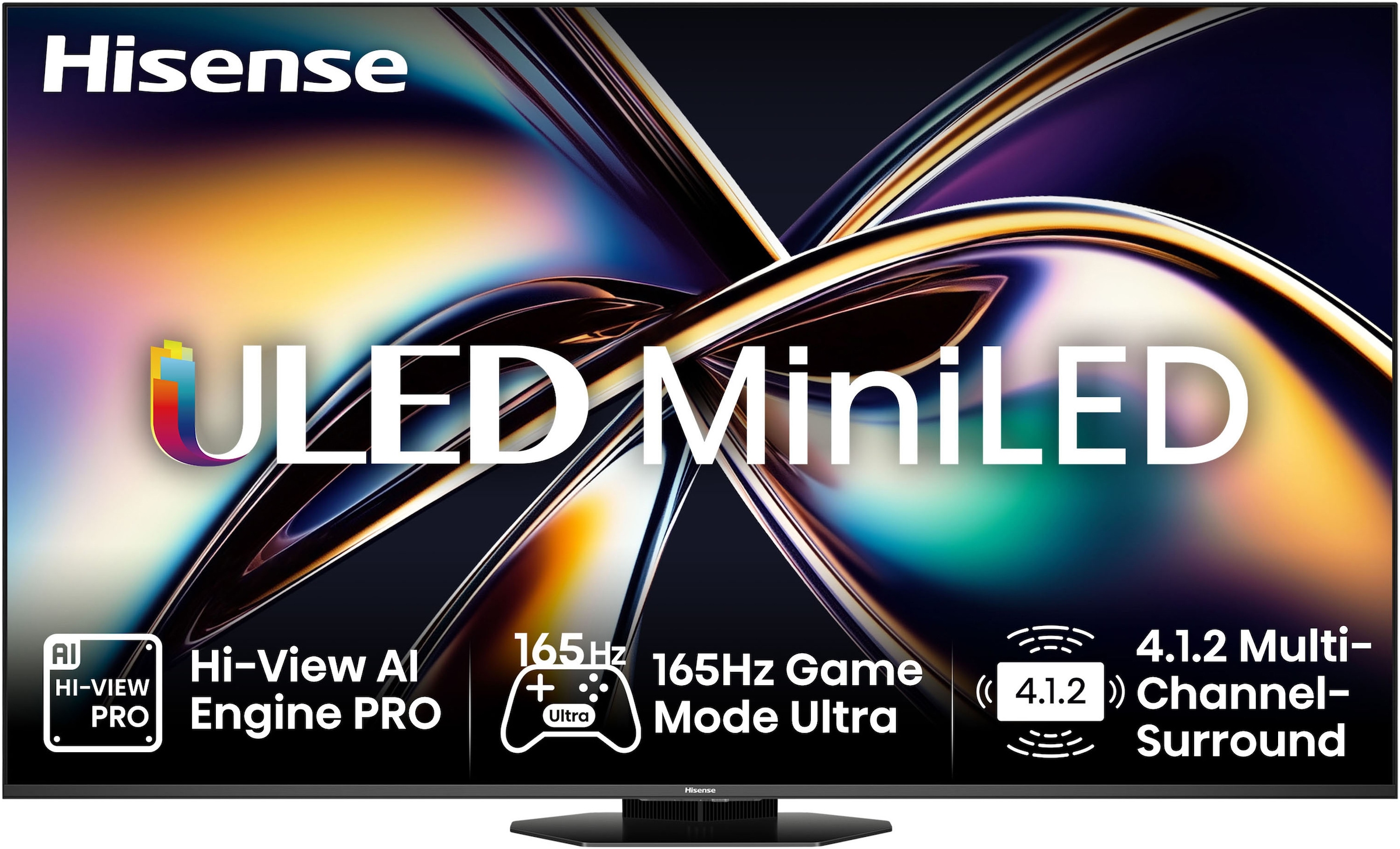 Hisense QLED Mini LED-Fernseher »65U8Q« 164 cm/65 ″ Smart-TV 4K UHD MiniLED Smart TV