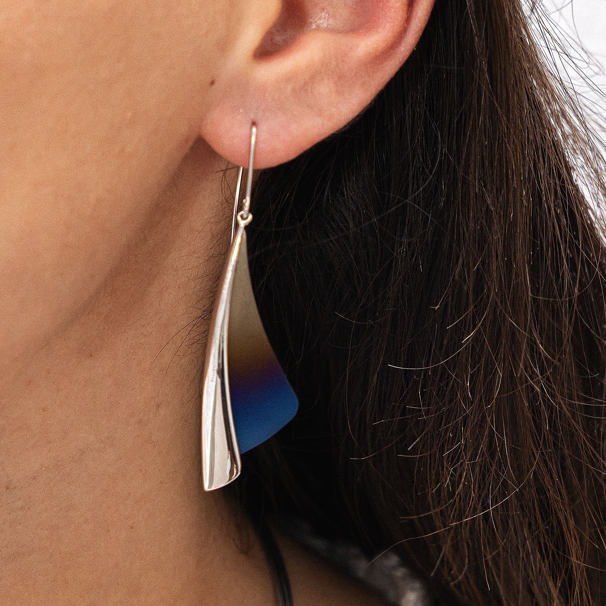Zeeme Paar Ohrstecker »Edelstahl mit Titan 61mm lang«