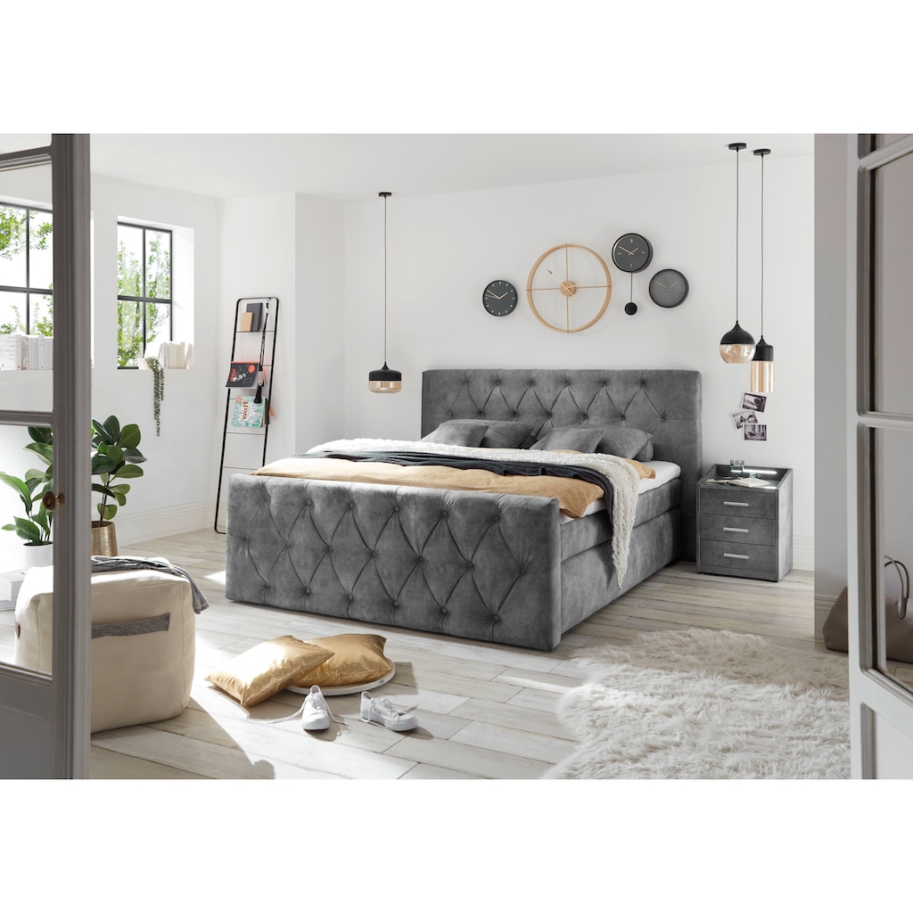 ED EXCITING DESIGN Boxspringbett »Hammonton«