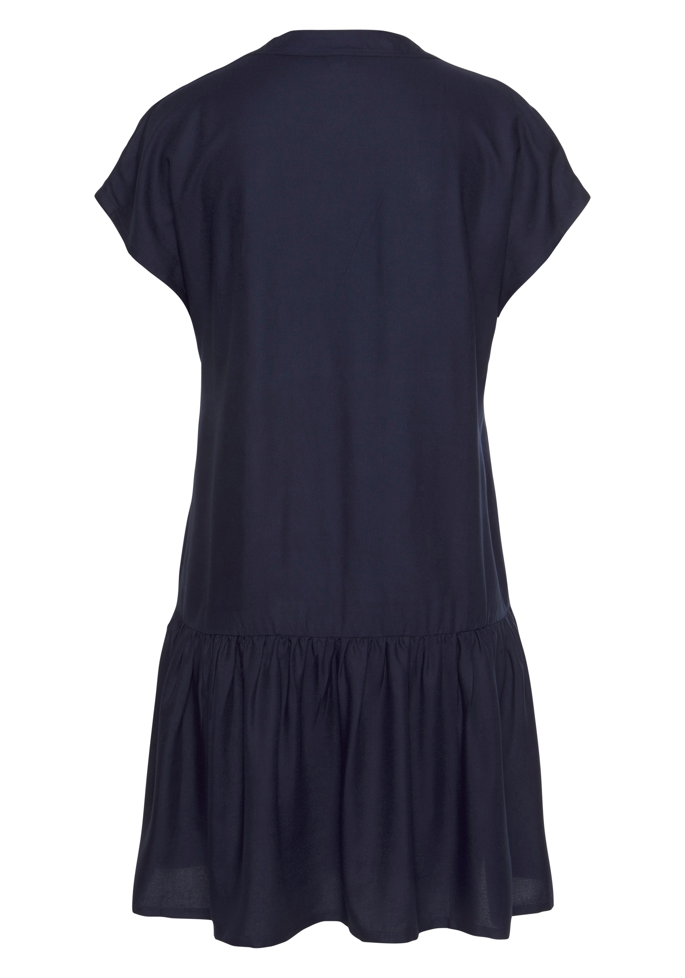 s.Oliver Blusenkleid, mit Volant am Rock, Tunikakleid, Sommerkleid, Basic günstig online kaufen