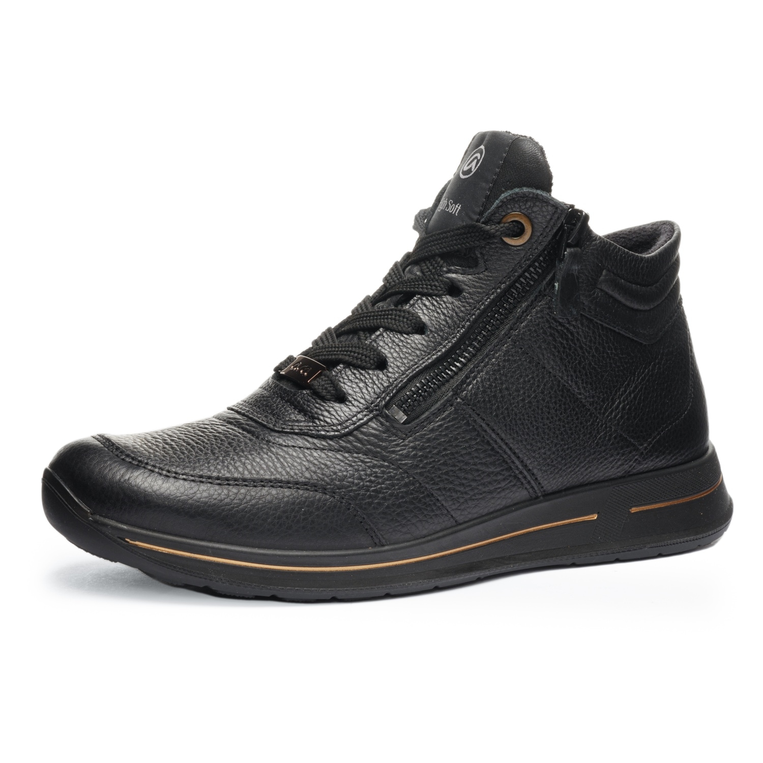 Ara Schnürboots "OSAKA" Herbstboots, mit beidseitigen Reißverschlüssen, H-Weite (=sehr weit)