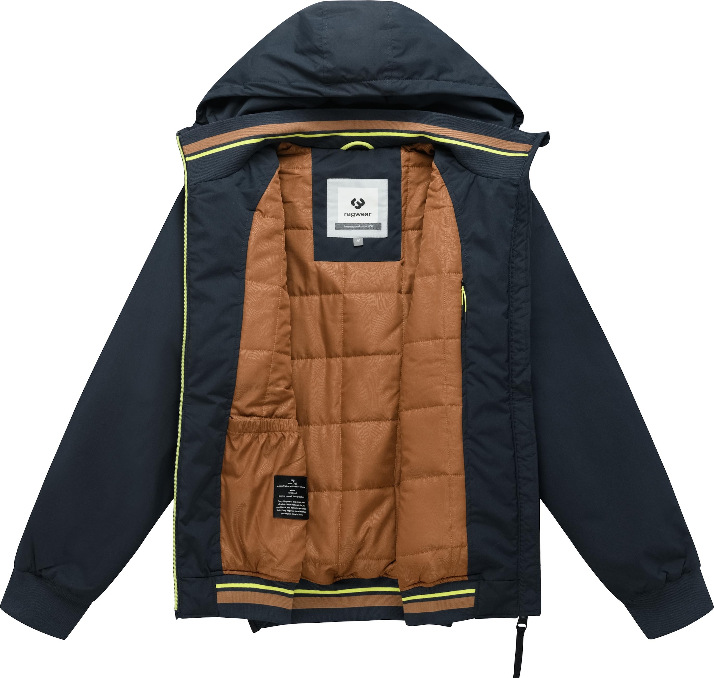 Ragwear Funktionsjacke »Wesol Y« mit Kapuze Warme Winter Jacke mit verstellbarer Kapuze