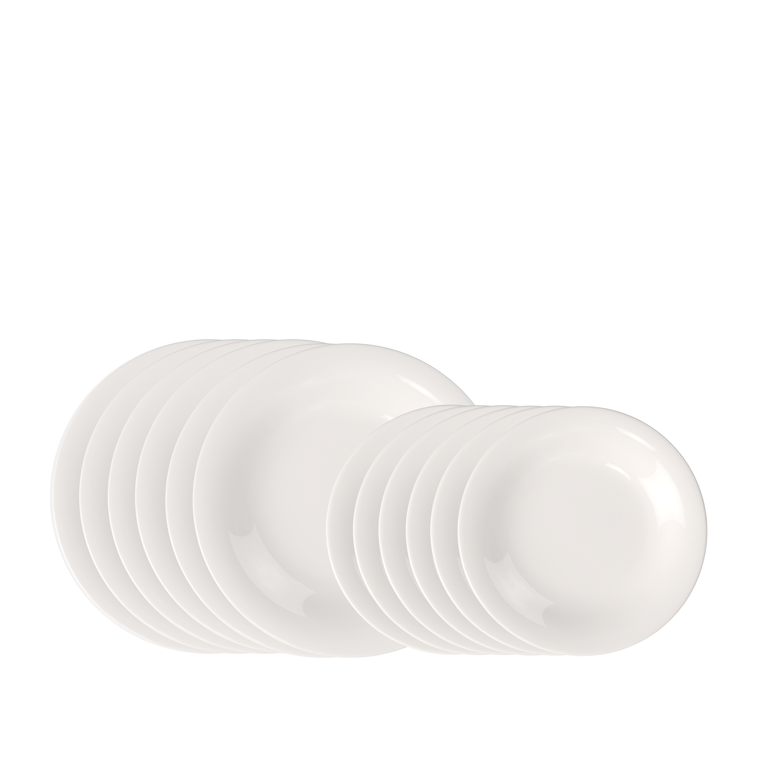 like. by Villeroy & Boch Teller-Set "Essential Teller-Set" Premium Porzellan