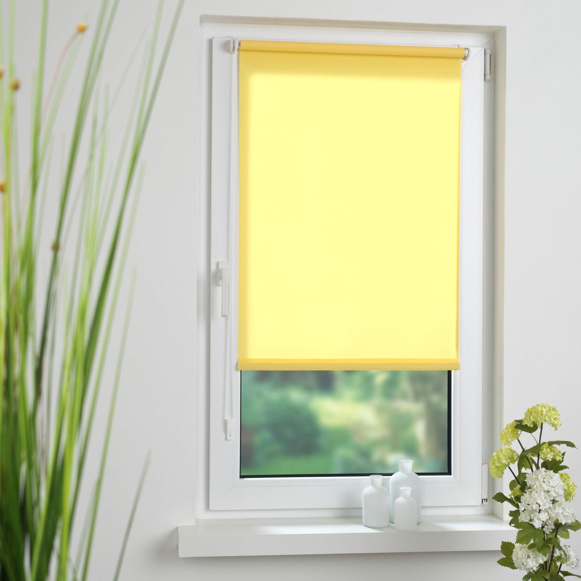 Liedeco Seitenzugrollo "Klemmfix" Lichtschutz ohne Bohren inkl. Klemmträger günstig online kaufen